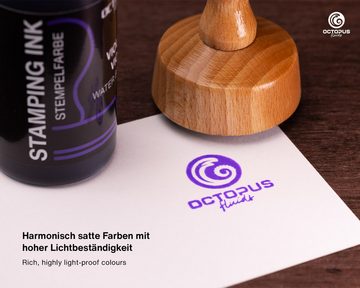 OCTOPUS Fluids Stempelfarbe für Stempelkissen und Selbstfärber ohne Öl, violett Stempelkissen