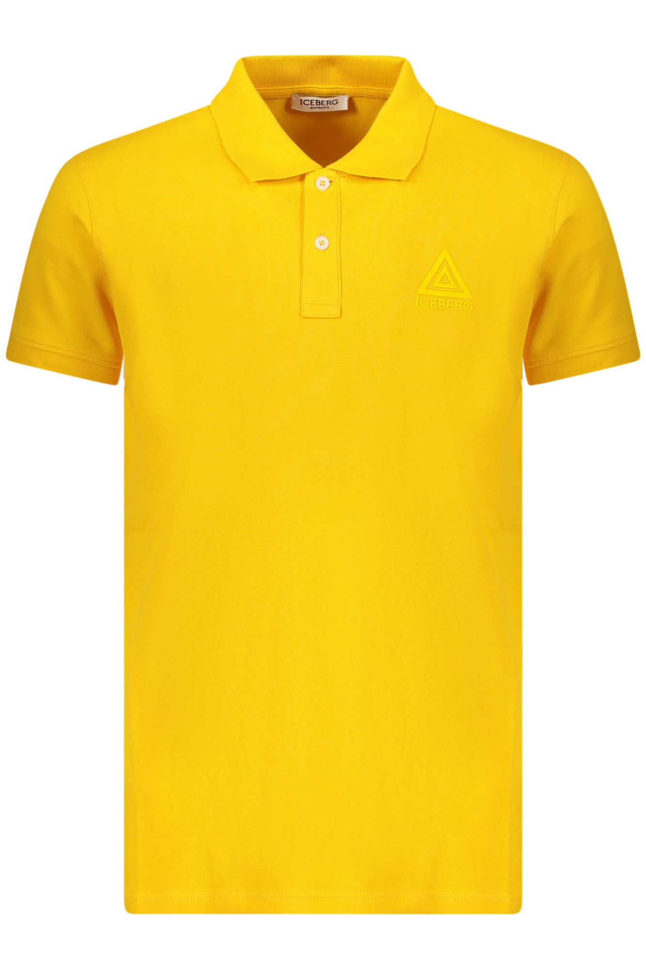 ICEBERG Poloshirt Stilvolles Herren Kurzarm-Poloshirt in Gelb mit