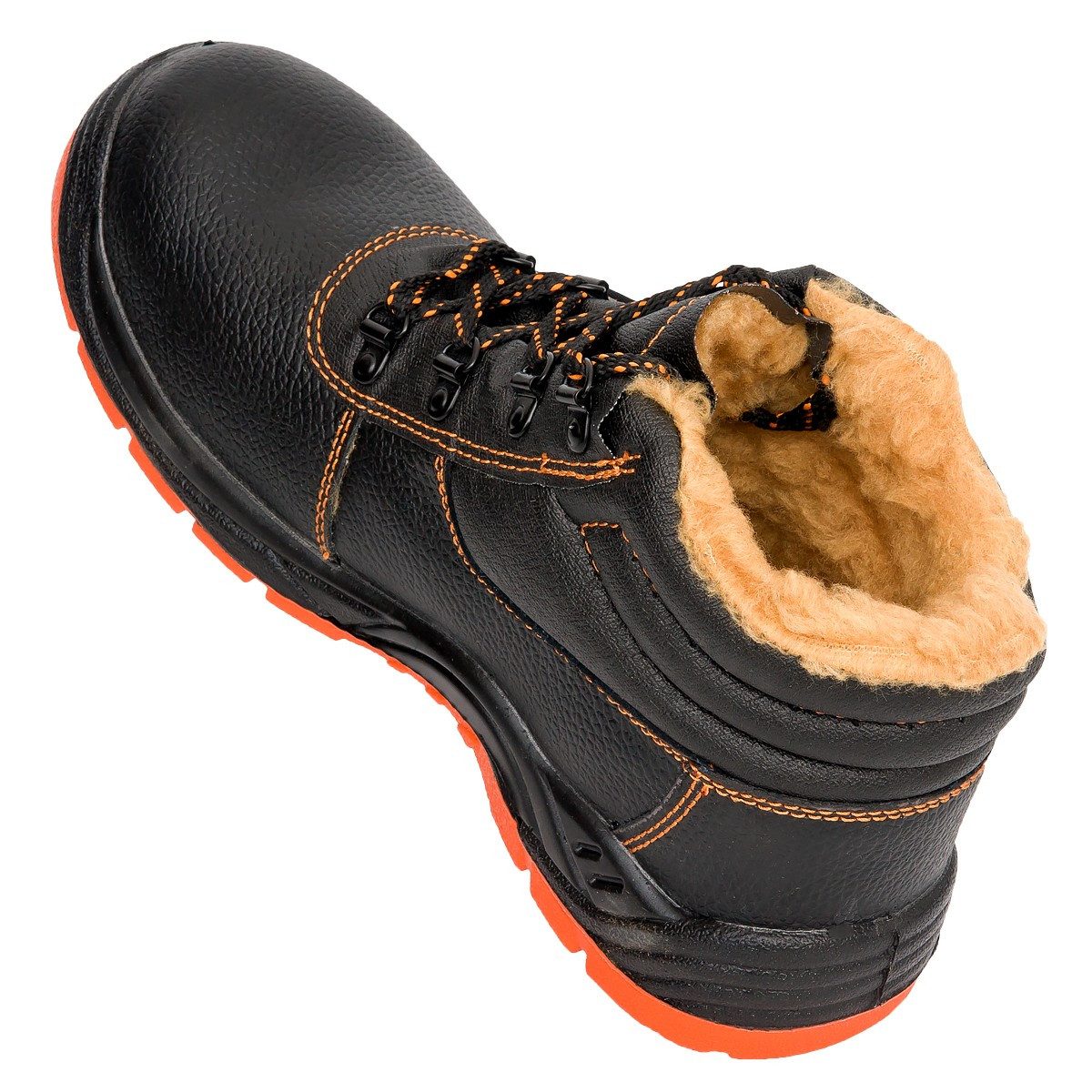 Urgent Arbeitsstiefel Sicherheitsschuhe Gefüttert Winterschuhe Stahlkappe SB Arbeitsschuh