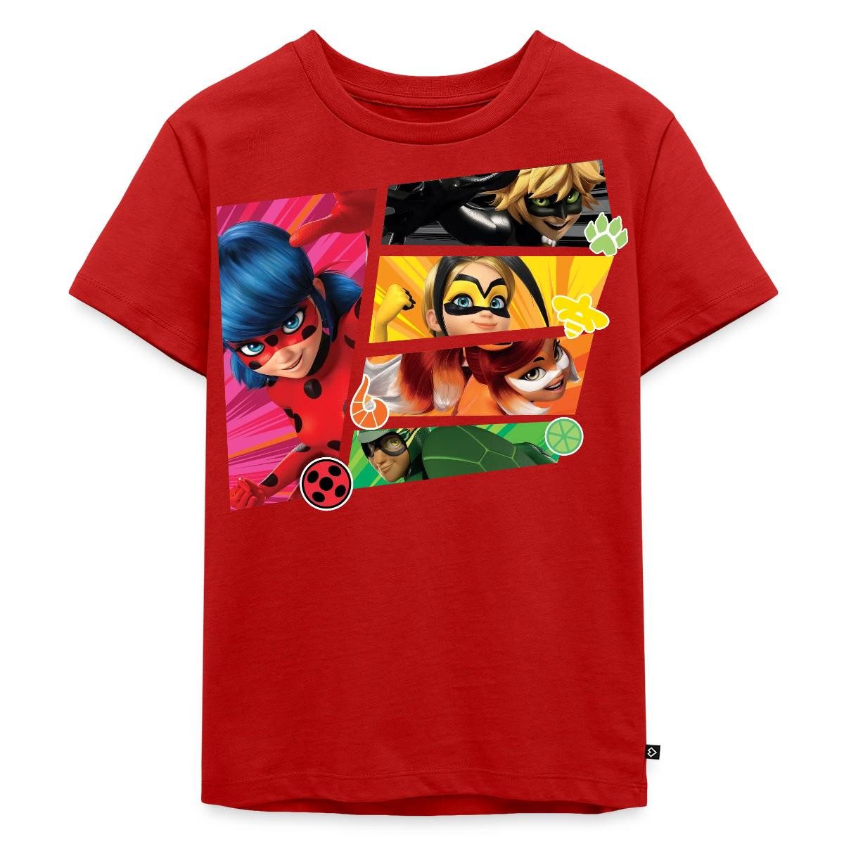 T-Shirt Miraculous Superhelden Kinder Premium T-Shirt