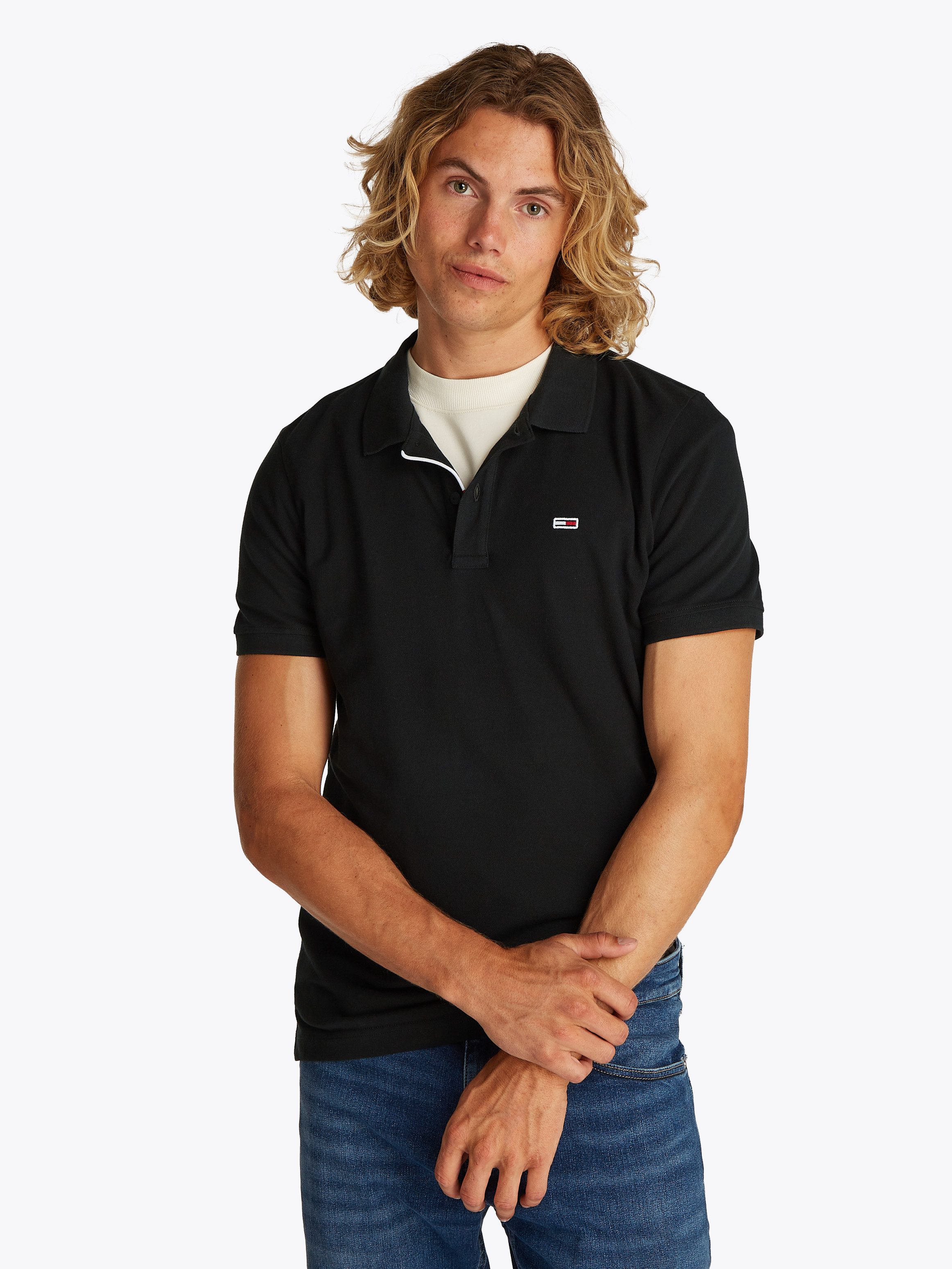 Tommy Jeans Poloshirt TJM SLIM PLACKET günstig online kaufen