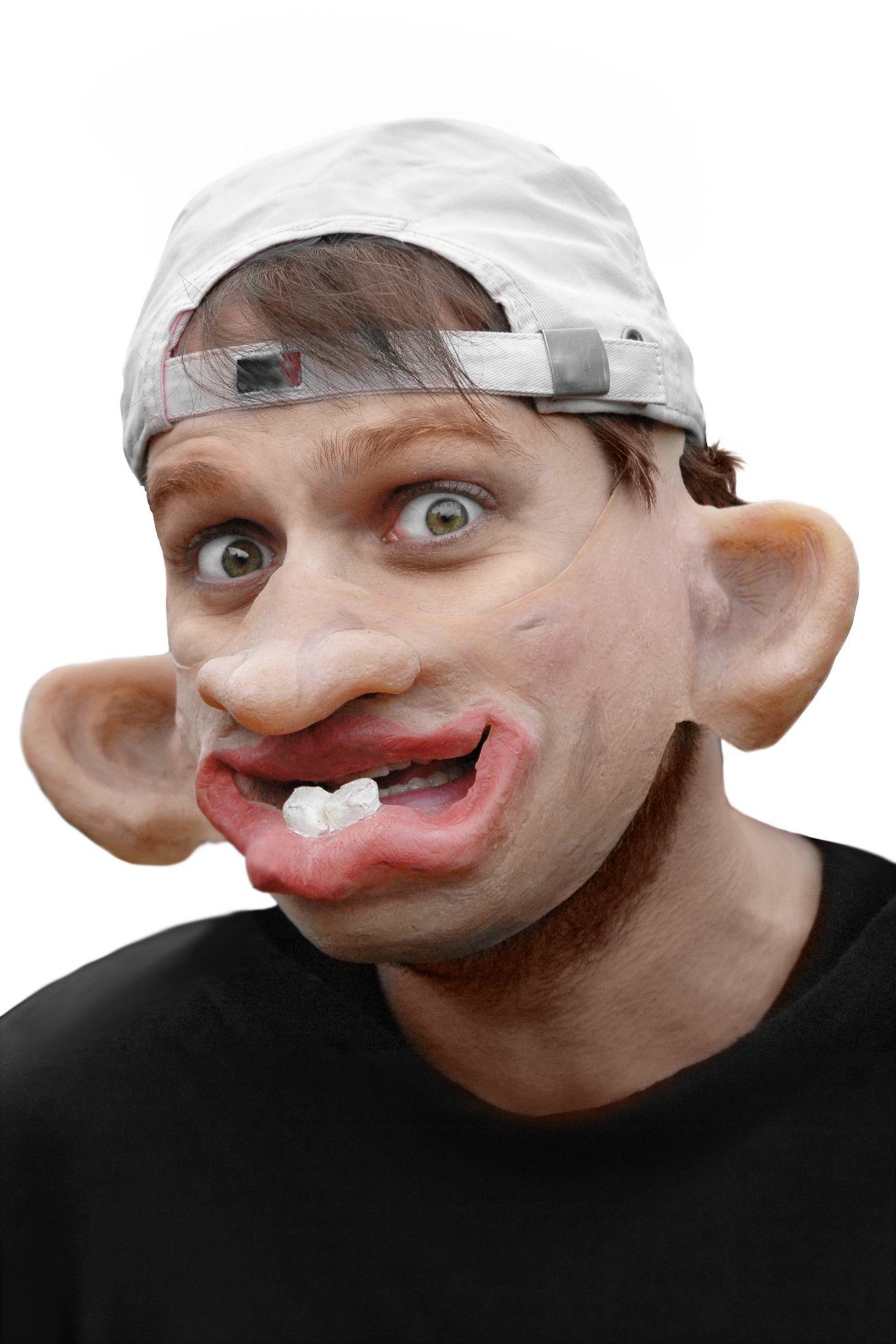 Verkleidungsmaske Ludo Lippe Maske - Fasching Halloween Karneval