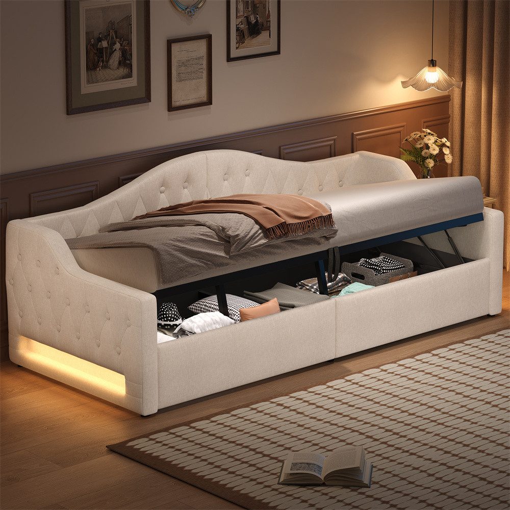 REDOM Daybett Funktionsbett,Tagesbett,Schlafsofa (Gepolstertes Tagesbett mi günstig online kaufen