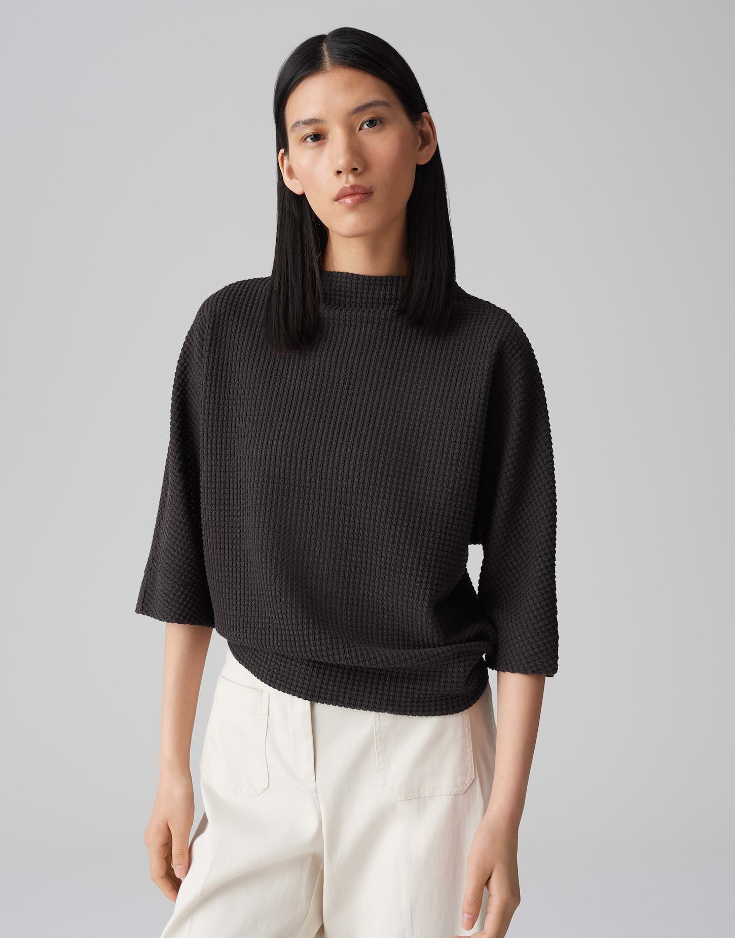 OPUS Sweatshirt GULOPI in Strickoptik günstig online kaufen