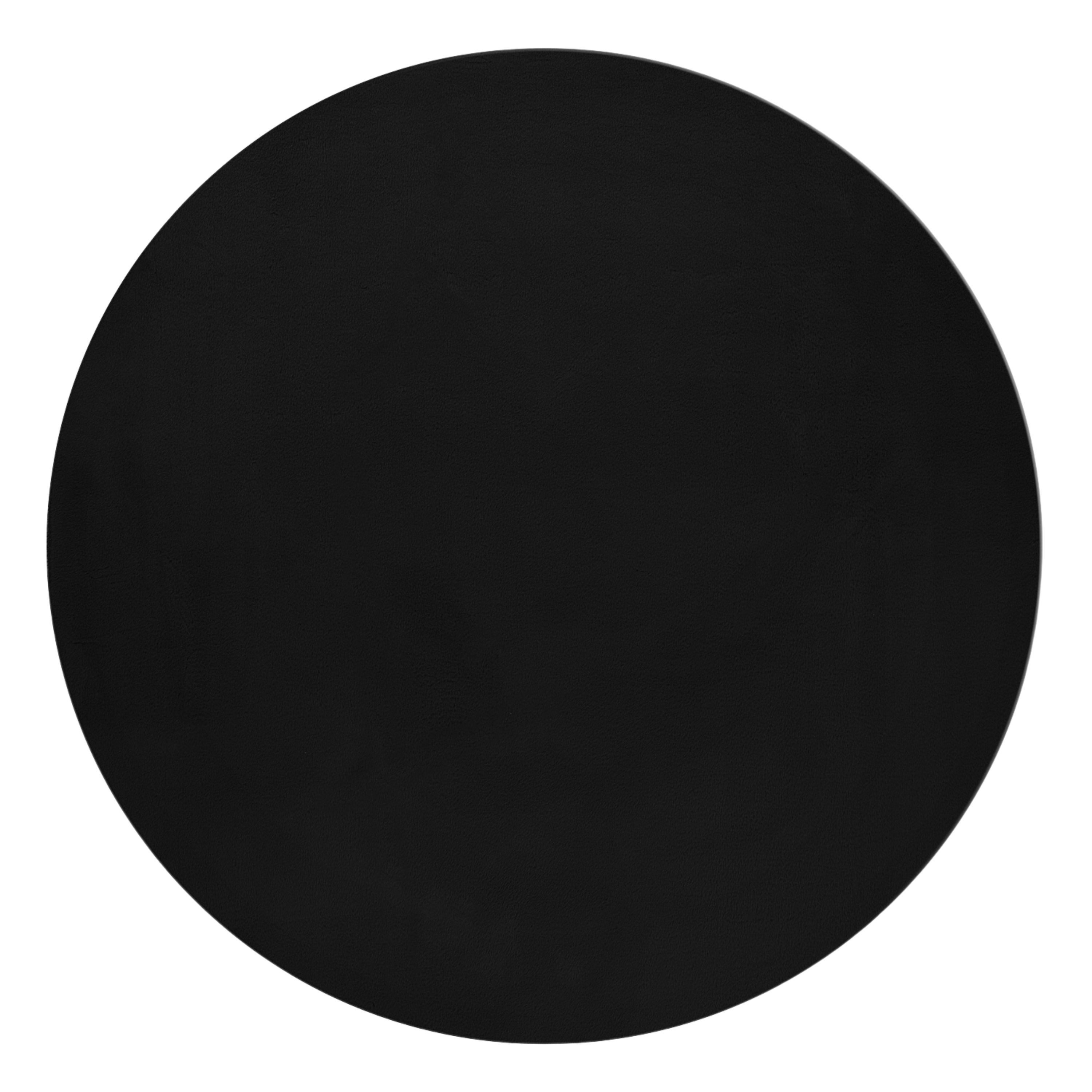 SIMPEX24 Teppich Unicolor - Einfarbig, Rund, Höhe: 20 mm, Teppich Wohnzimmer Einfarbig Shaggy Modern Flauschiger Felloptik Weich