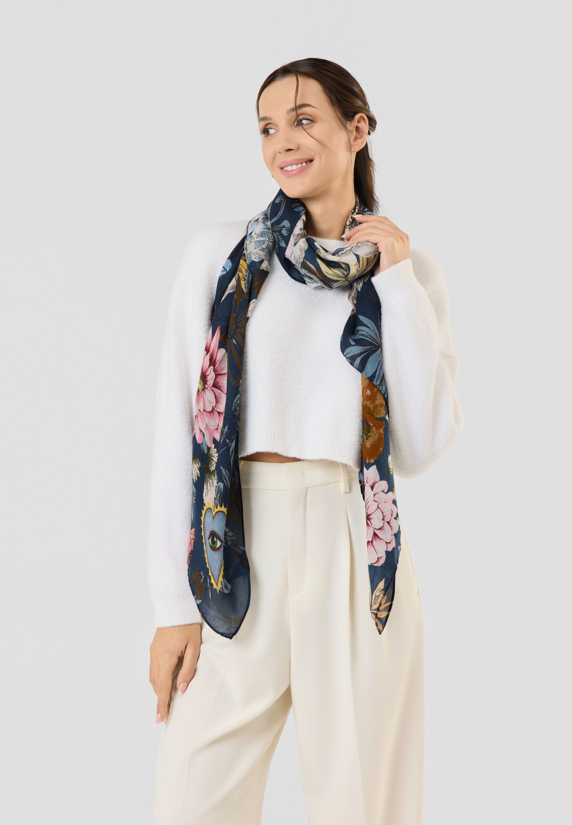 Codello Modeschal, (1-St), mit Blumenmuster