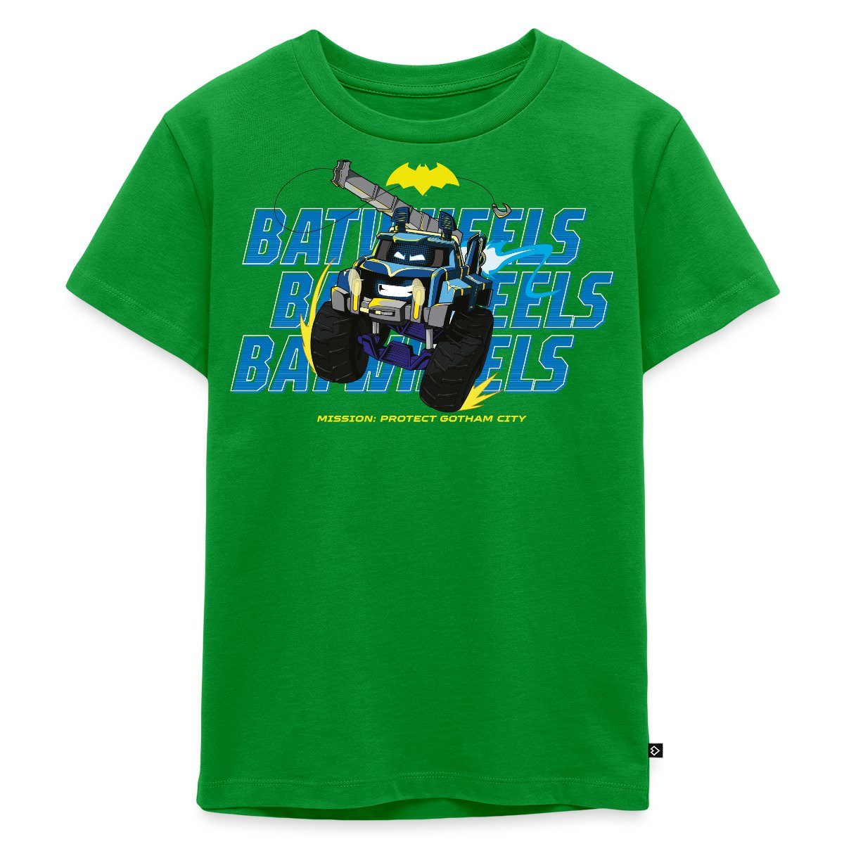 T-Shirt Batwheels Mit Schriftzug Protect Gotham City Kinder Premium T-Shirt