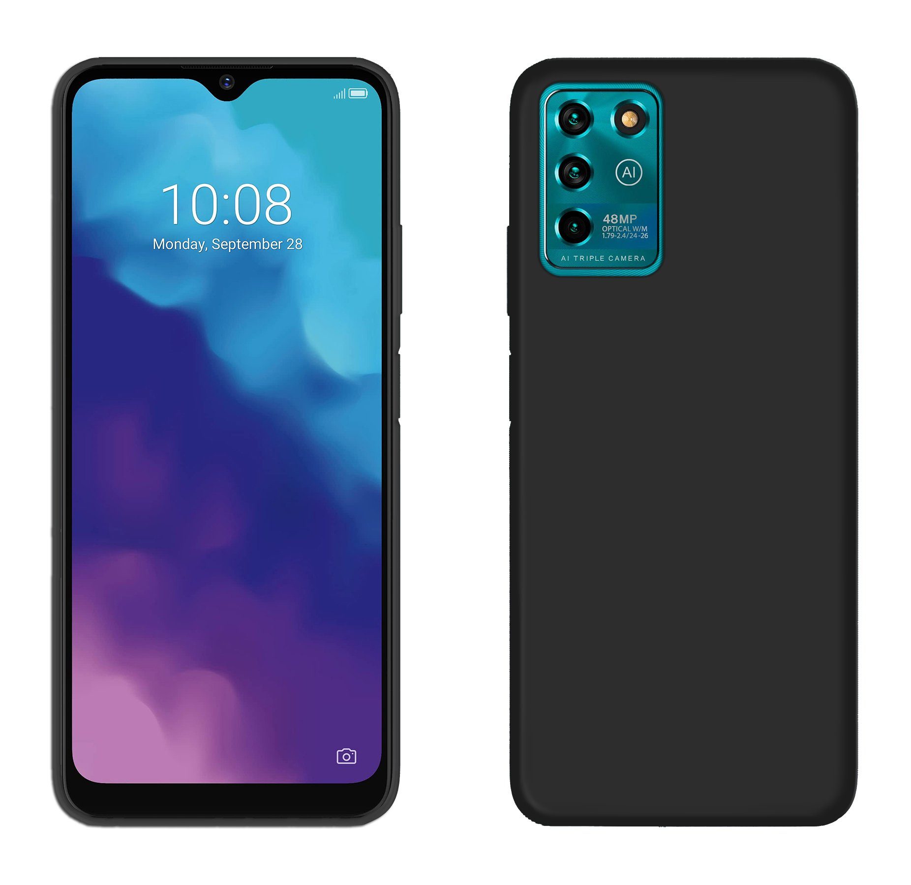 cofi1453 Bumper Silikon Hülle für ZTE Blade Axon 40 Lite Case TPU Soft Handy Cover