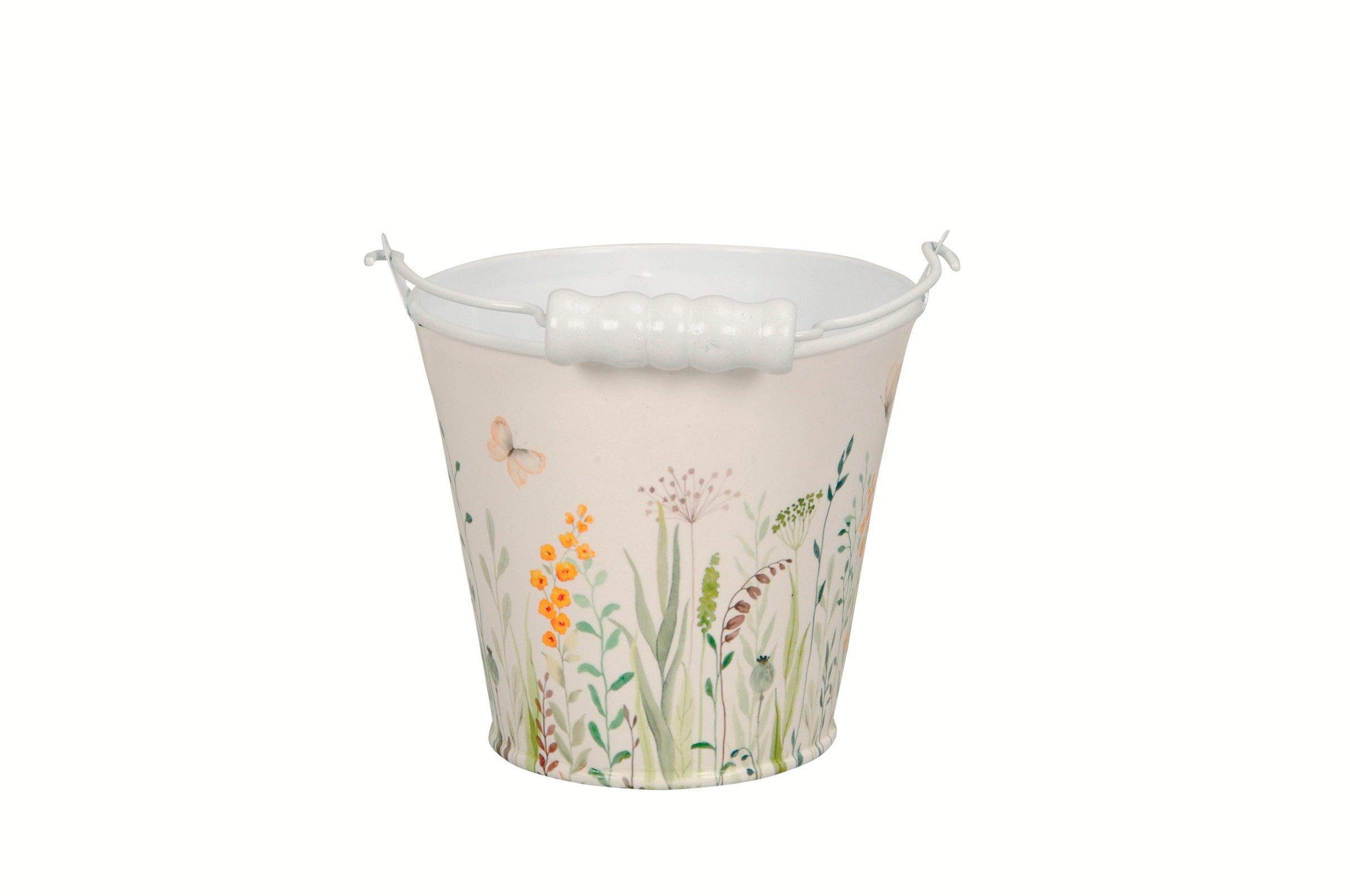 finehomegarden Blumentopf Eimer Metall mit Henkel günstig online kaufen
