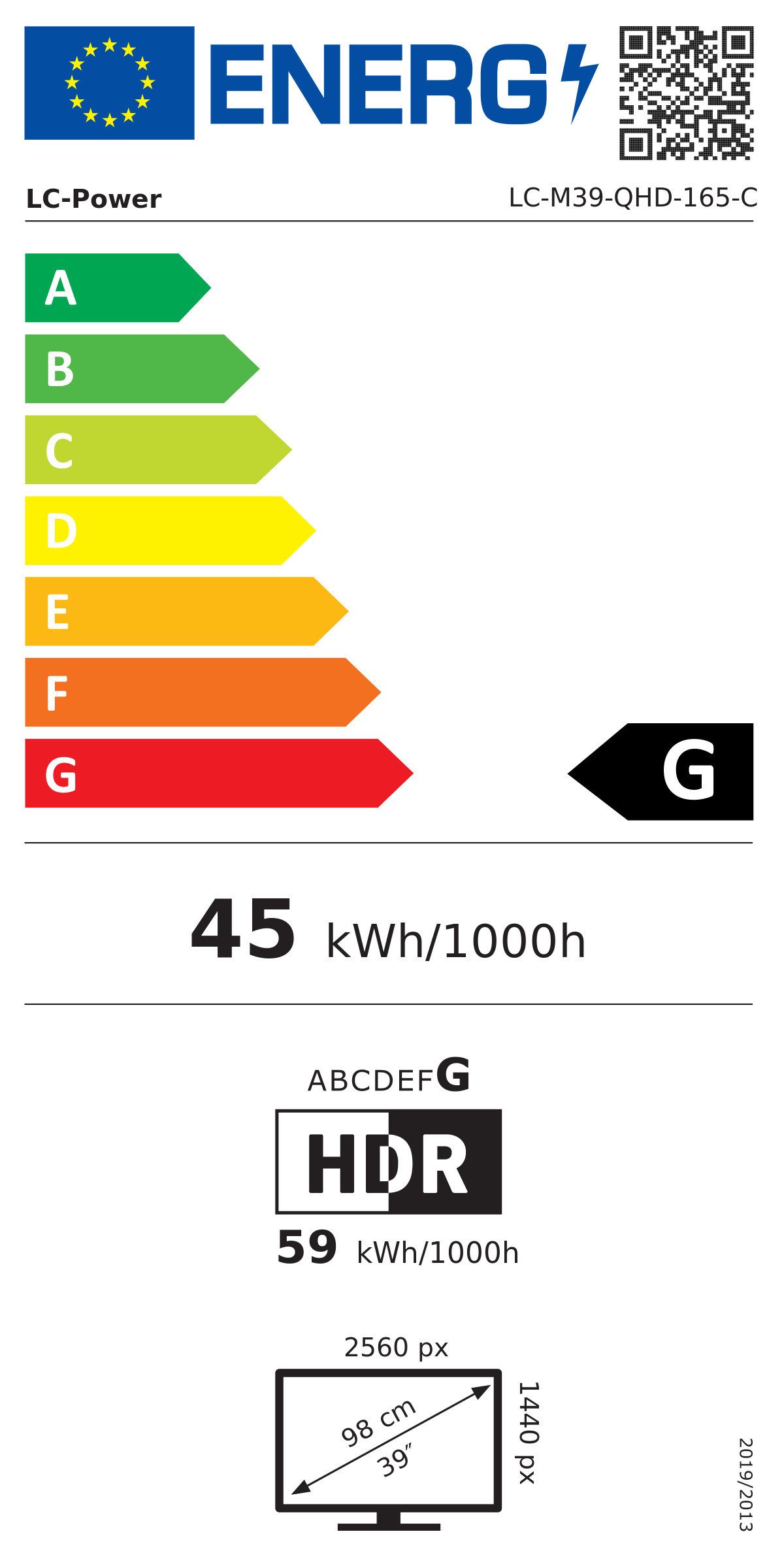 Energieeffizienzklasse: 