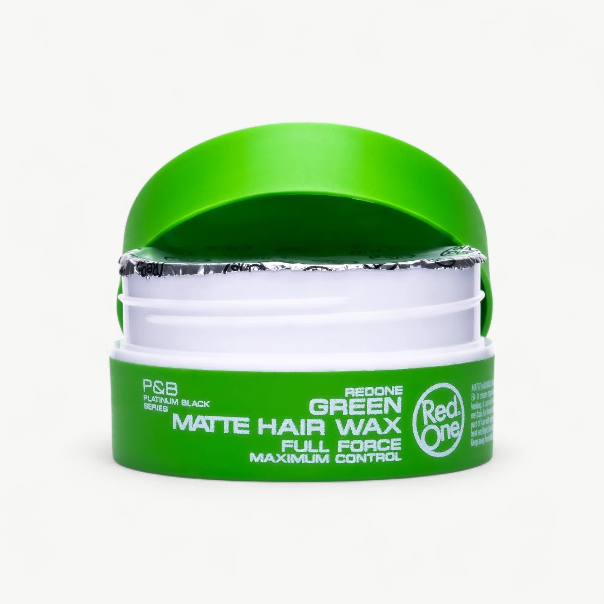 RedOne Haarwachs RedOne Green Matte Hair Wax 150 ml Maximum Control Haarwachs, Wasserlöslich, rückstandslos auswaschbar, alkoholfrei.