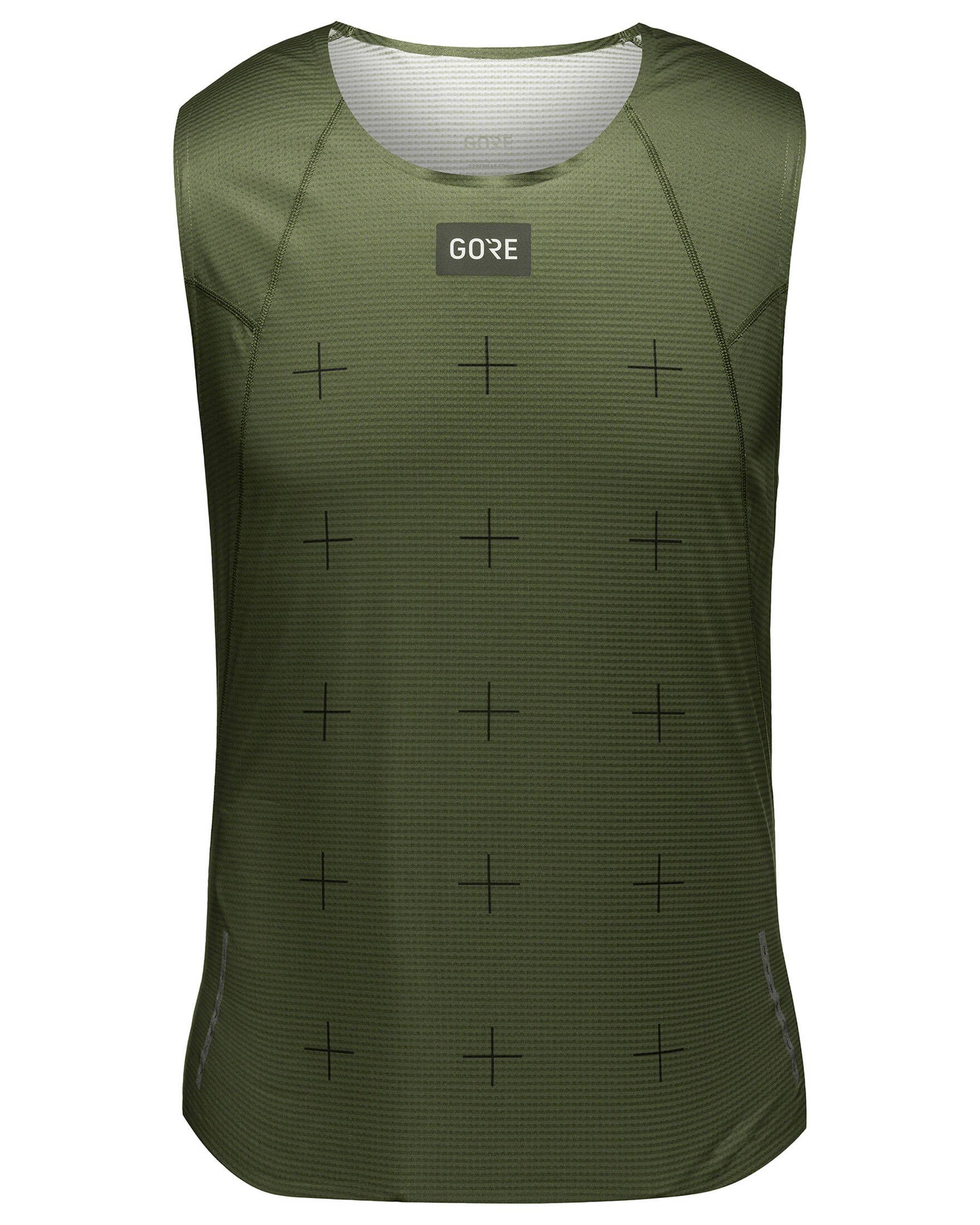 GORE® Wear Trainingsshirt Herren Laufshrit CONTEST DAILY (1-tlg) Utility Green | Funktionsshirts