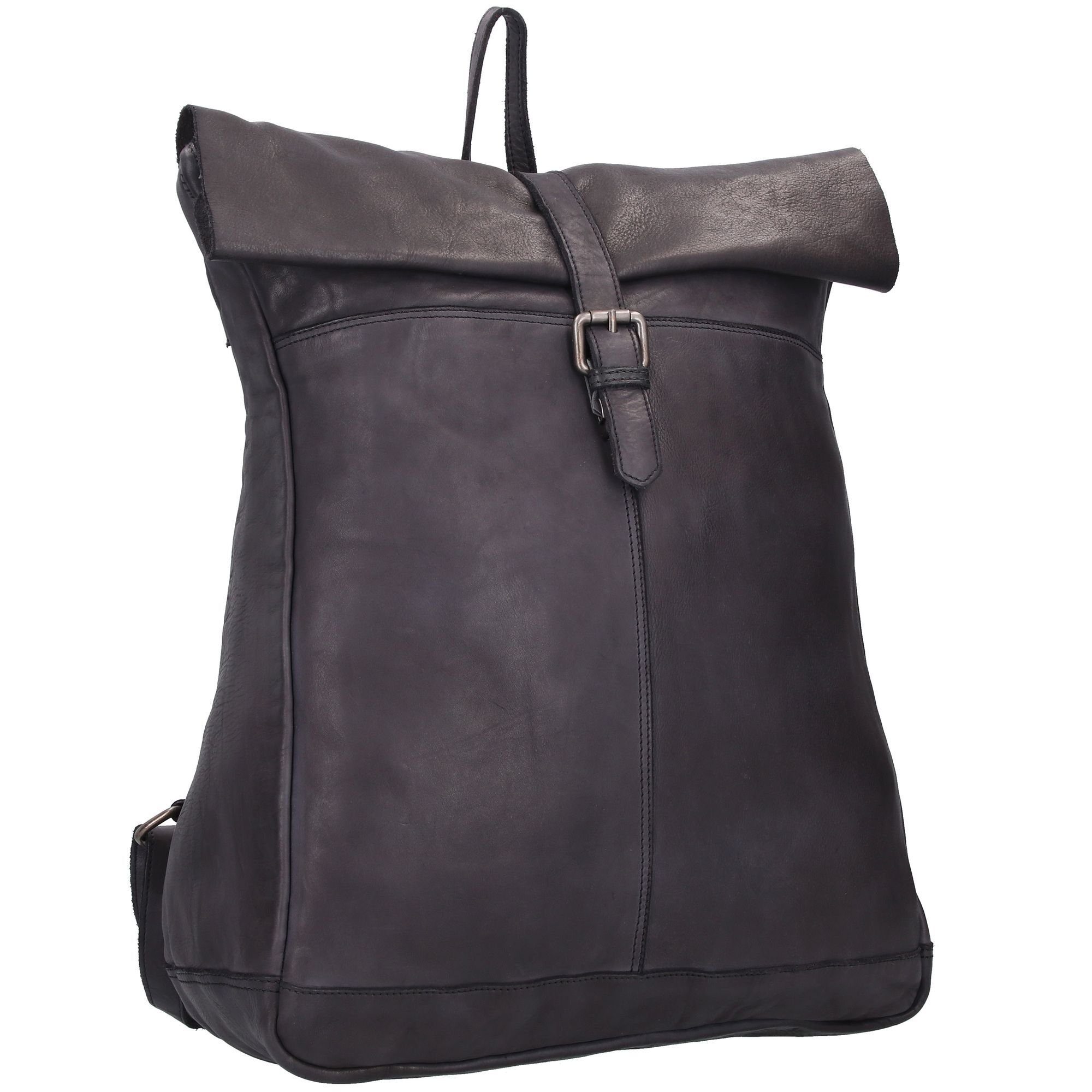 HARBOUR 2nd Laptoprucksack Cool Casual, dark Leder ash