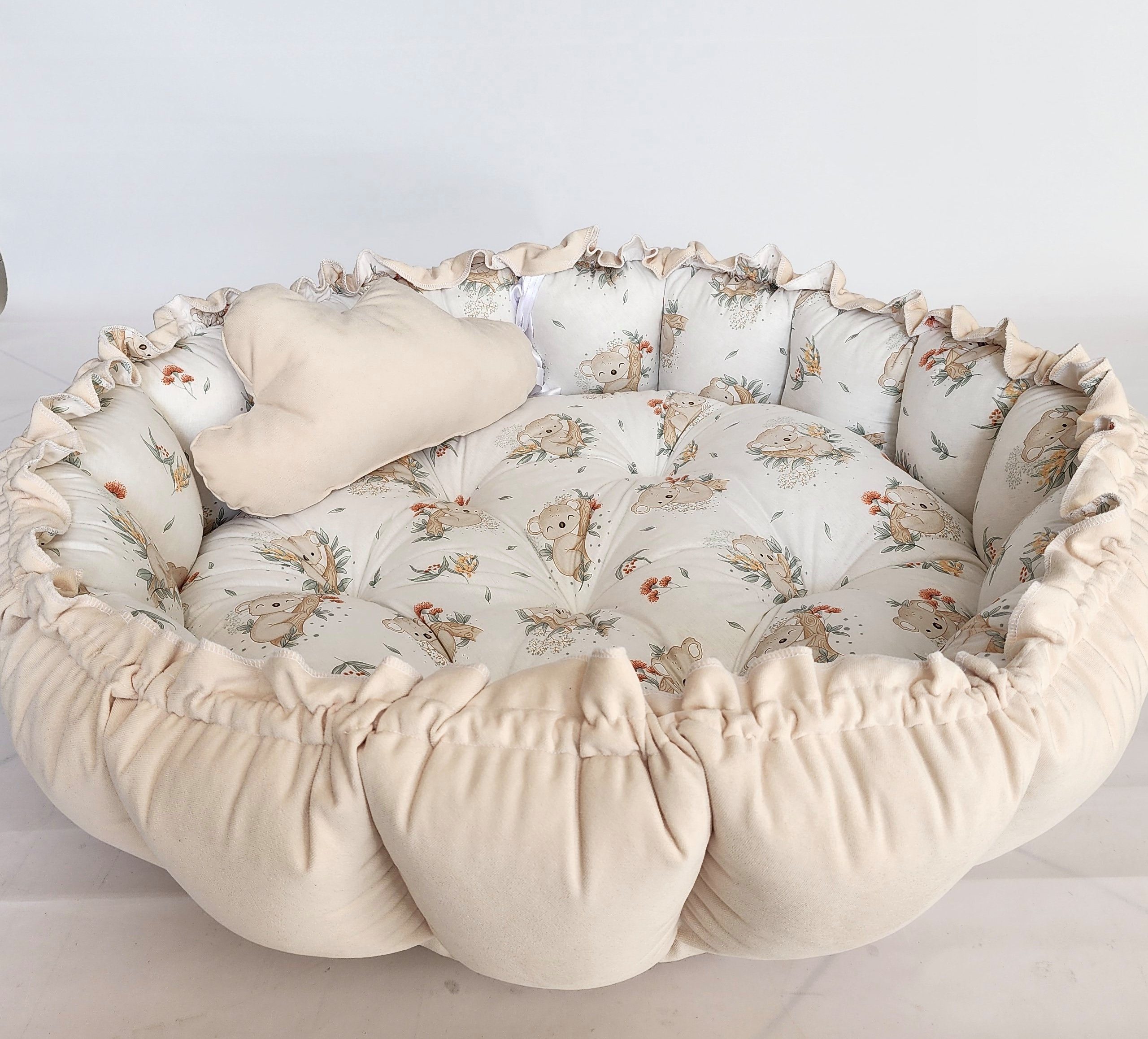 Baby Fancyroom Bettnestchen Premium Samt 2in1 günstig online kaufen