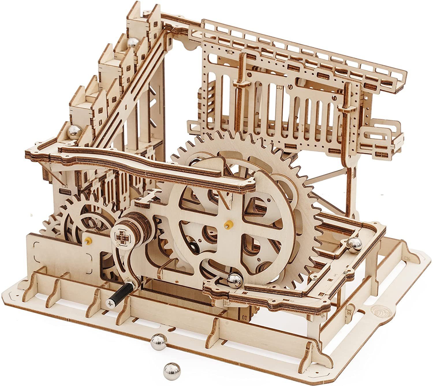 3D-Puzzle Uhr aus Holz Modellbau für Erwachsene und Kinder 47 Teile 