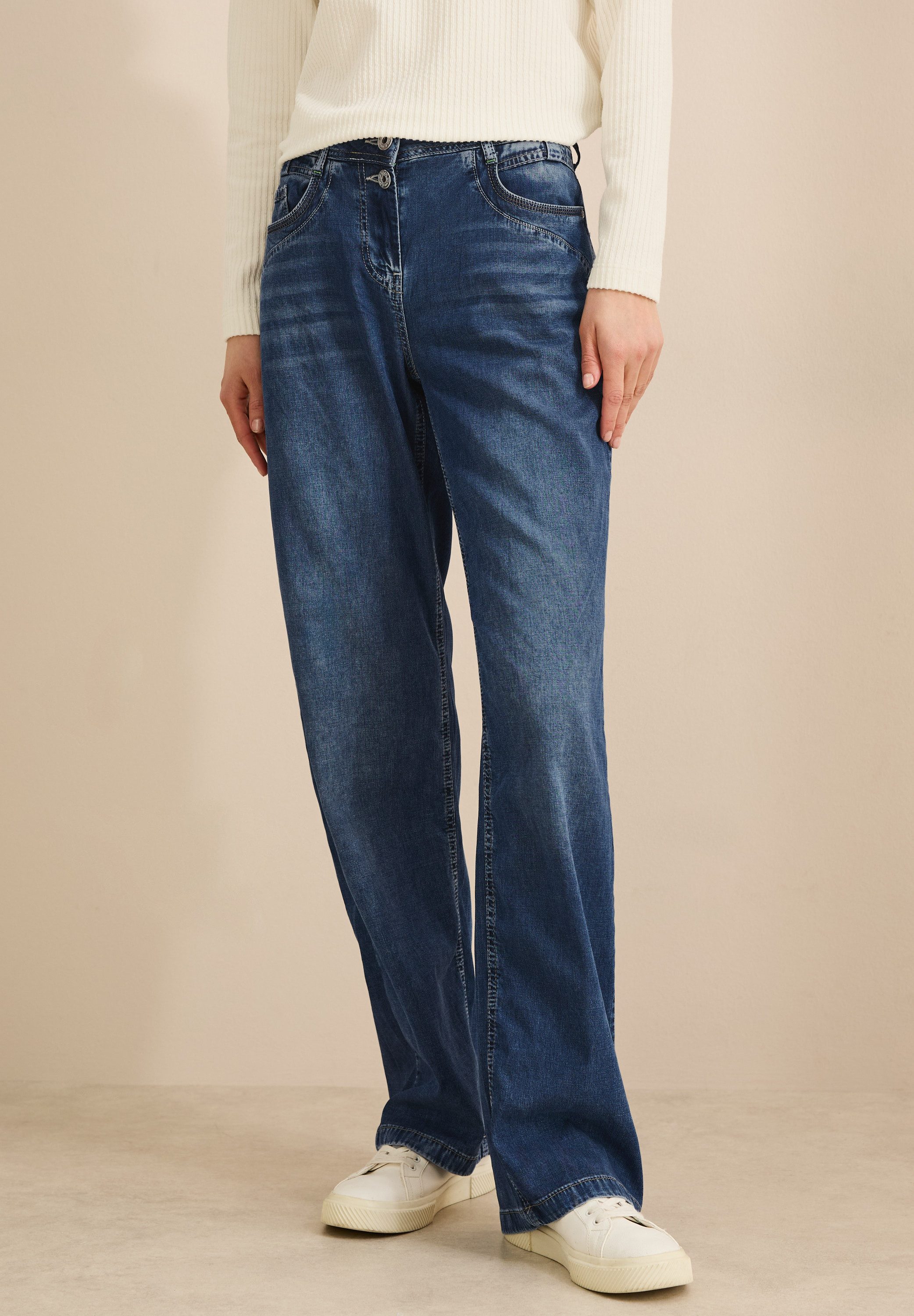 CECIL Loose-fit-Jeans im Loose Fit