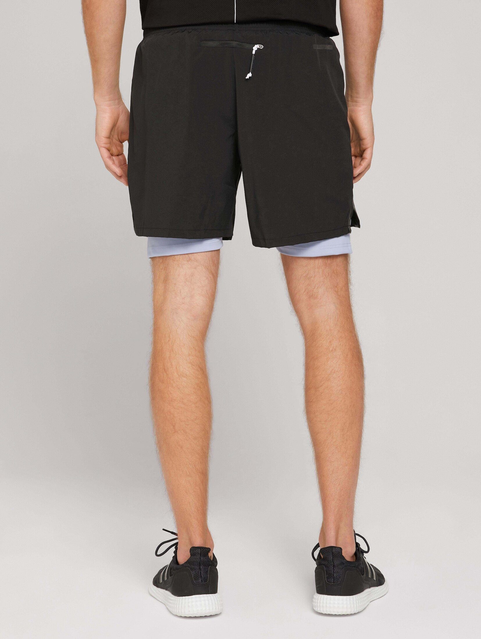 2 in 1 Funktionsshorts Shorts TAILOR black Funktions TOM