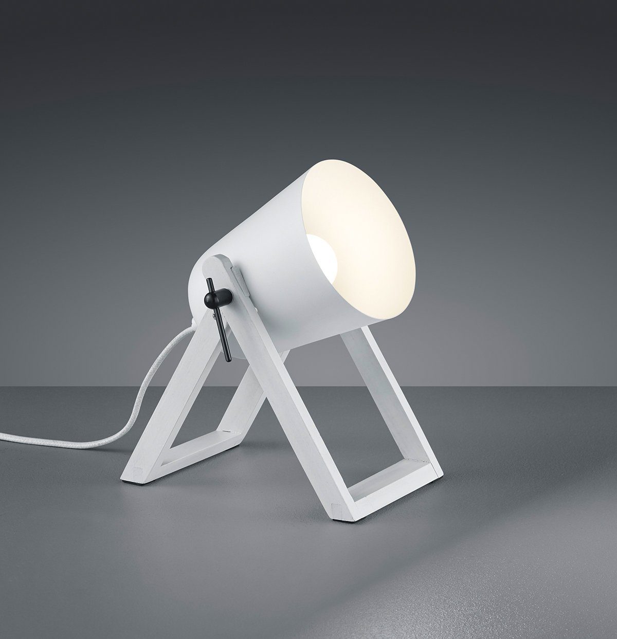 TRIO Leuchten Schreibtischlampe »Marc«, Tischleuchte mit originellem Design  /Lichtkegel frei positionierbar /Leuchtmittel wechselbar online kaufen |  OTTO