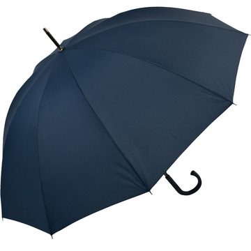 Impliva Langregenschirm Falcone® XXL Regenschirm 10-teilig Fiberglas RHG, besonders stabiler Schirm für zwei Personen