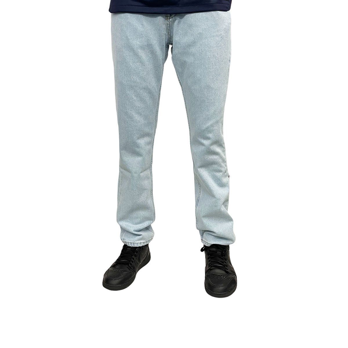 Pegador 5-Pocket-Jeans Baures Straight (1-tlg., kein Set) logogeprägte Knöpfe und Nieten
