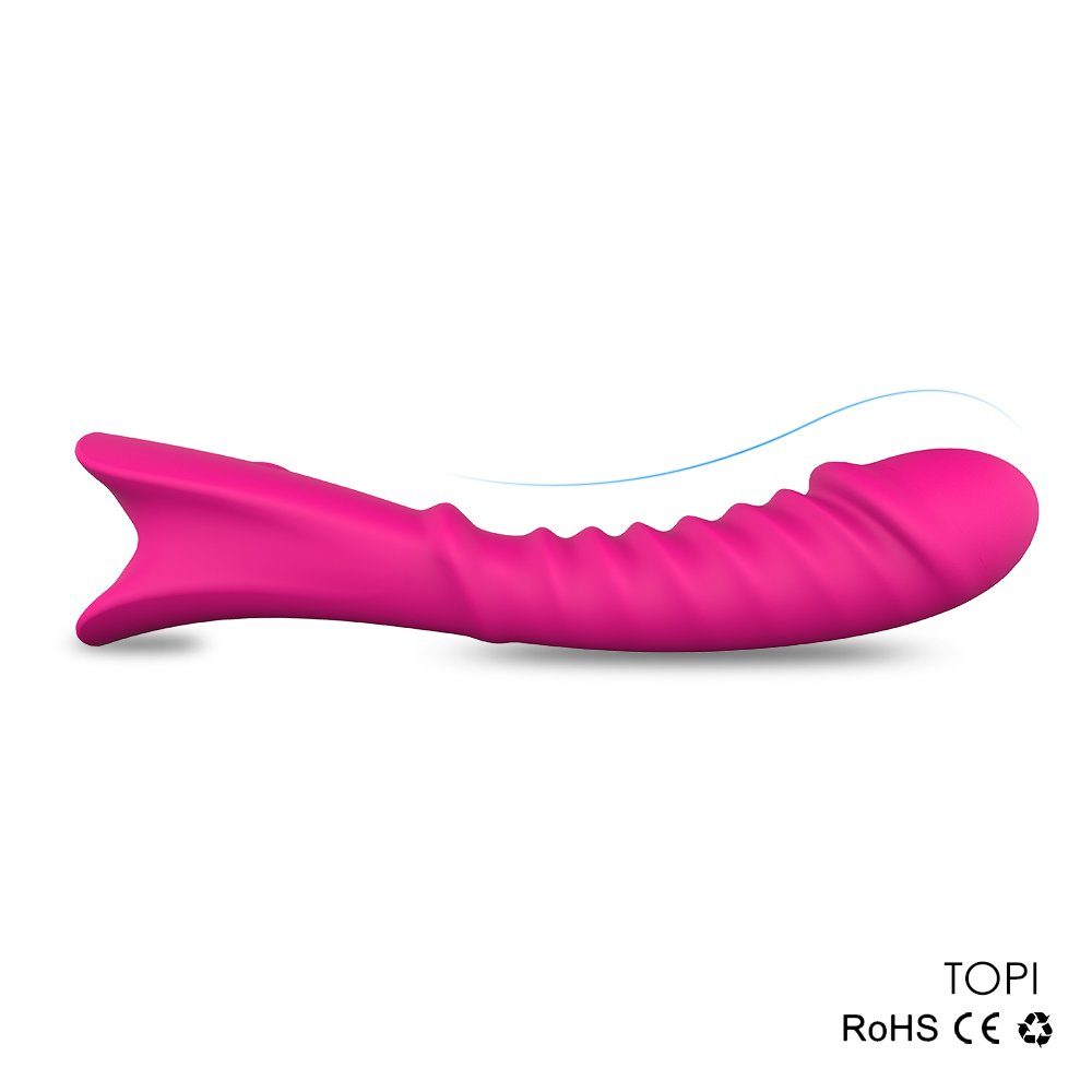 S-Hand Vibrator G-Punkt Stimulation 2-tlg) modi (Packung, Vibrator 9 mit design, Spirale