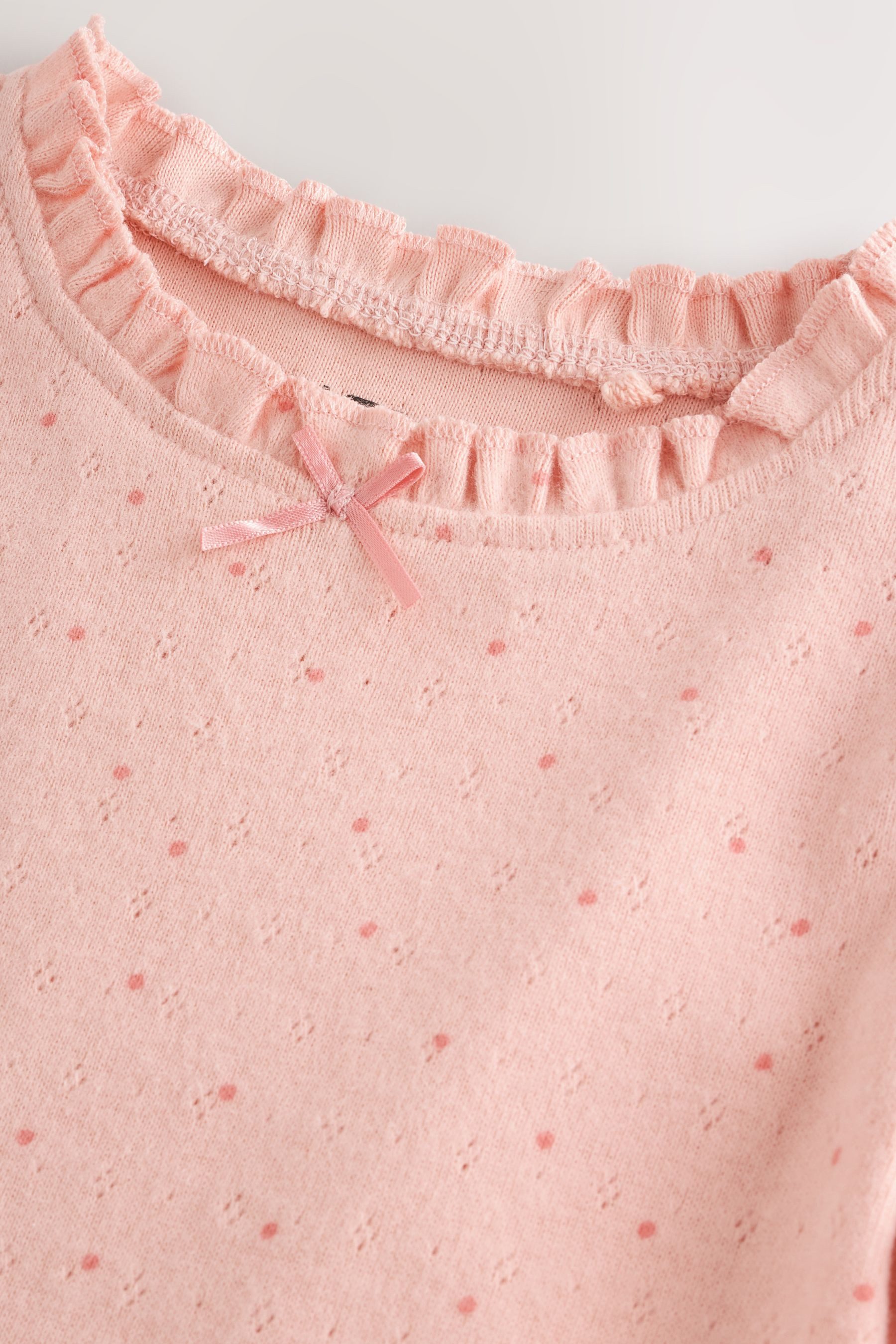 Next T-Shirt Long Sleeve Pointelle T-Shirt (1 Piece)