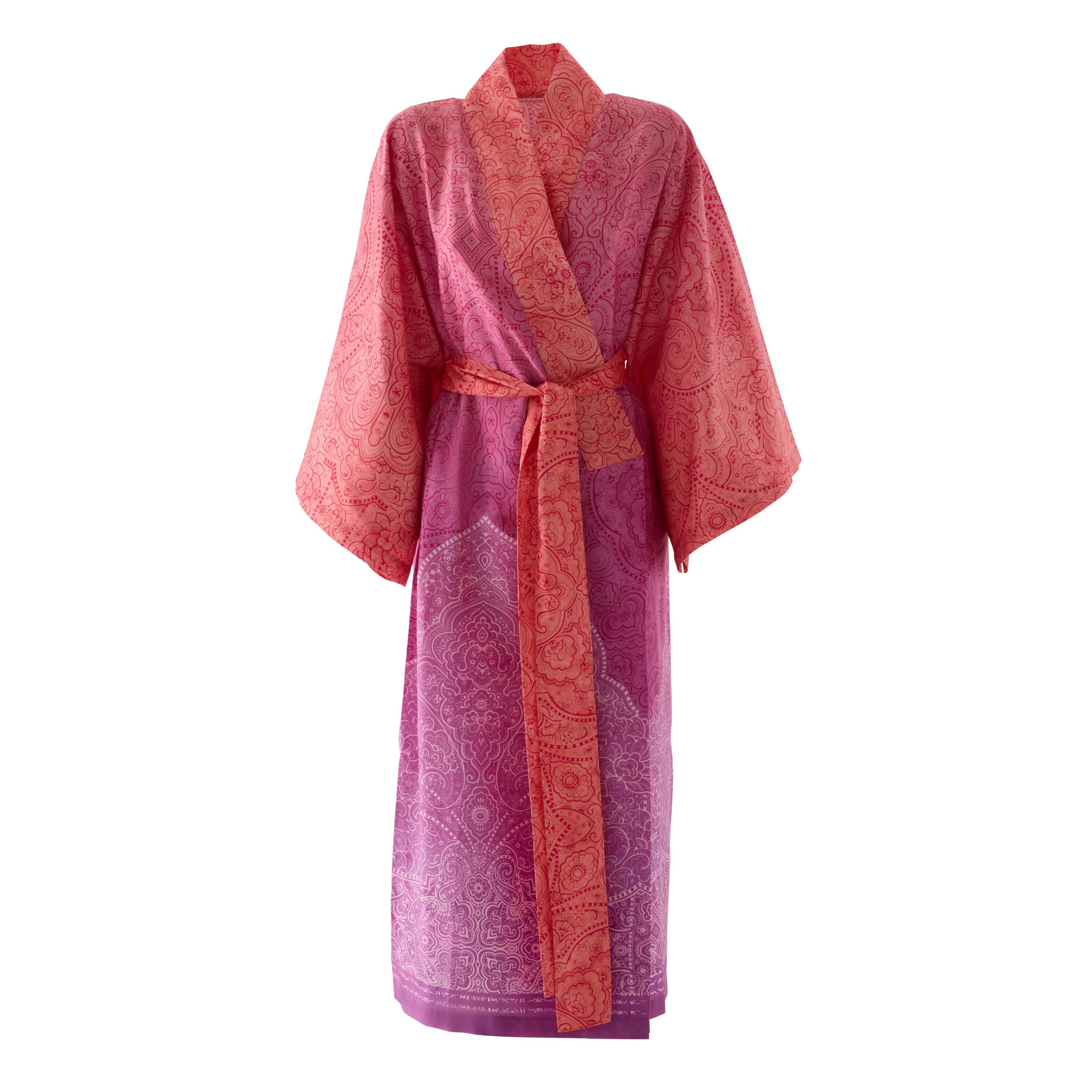 Bassetti Kimono DOLCEACQUA, Baumwolle, Gürtel, aus reiner Baumwolle