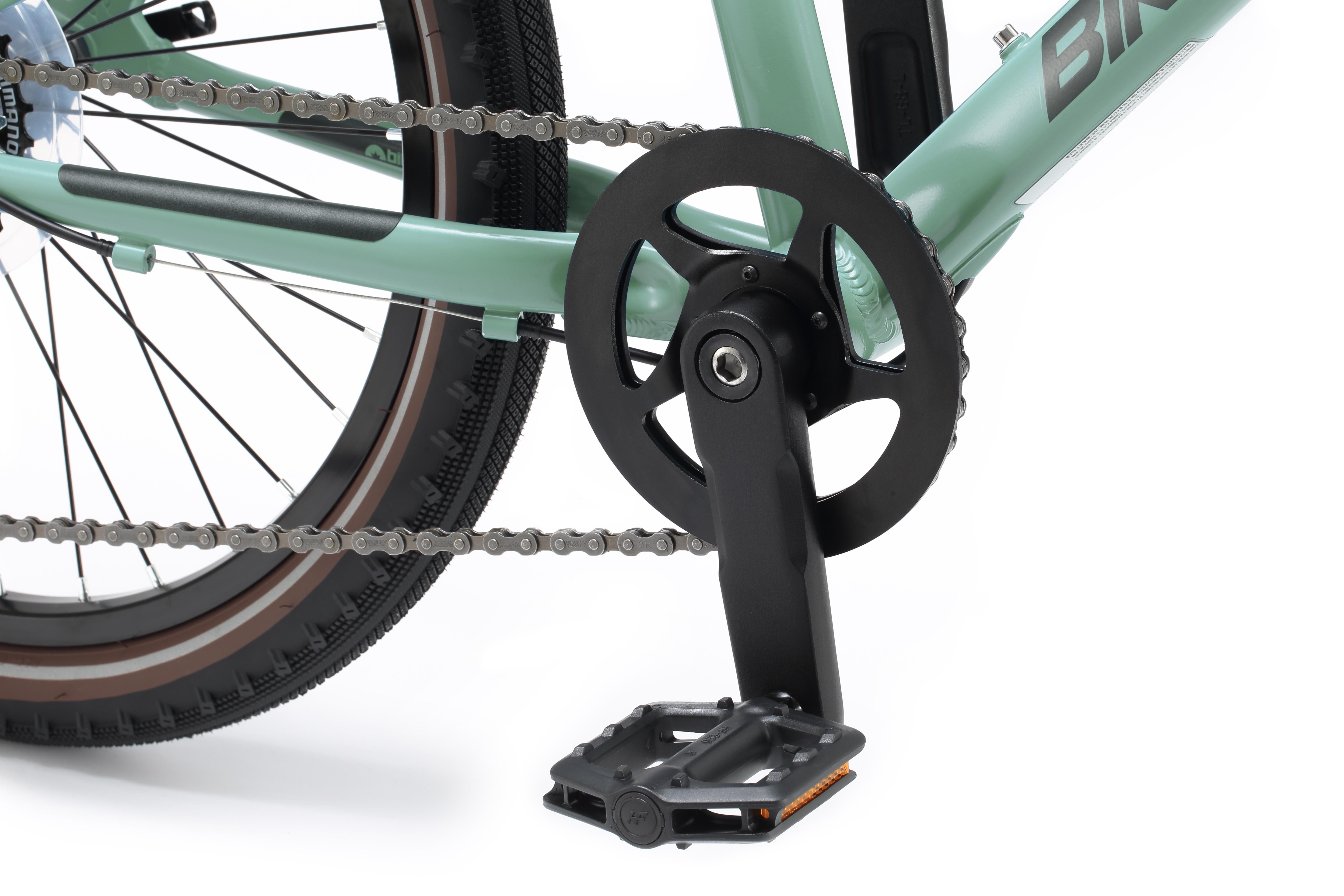 Bikestar Kinderfahrrad Leichtgewicht 8 kg 20 Zoll Aluminium ab 6 Jahre, 7 Gang Shimano RD-M2005 Schaltwerk, Kettenschaltung, Reflektierende Reifen, leichtes Treten, ergonomischer Rahmen