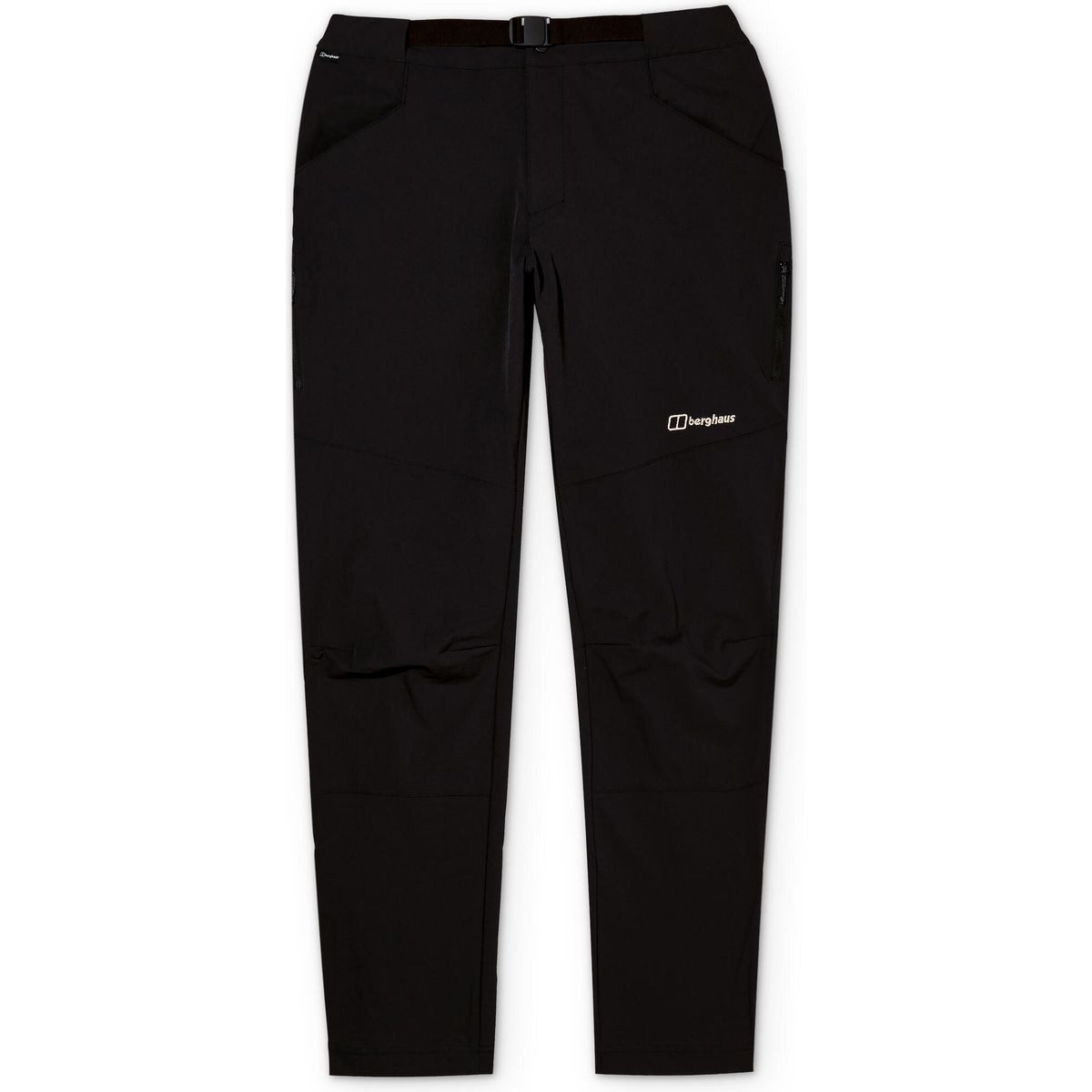 Berghaus Outdoorhose Skelbo Hose für Herren - Schwarz Winddichte Herrenhose mit fünf Taschen und abnehmbarem Gürtel für