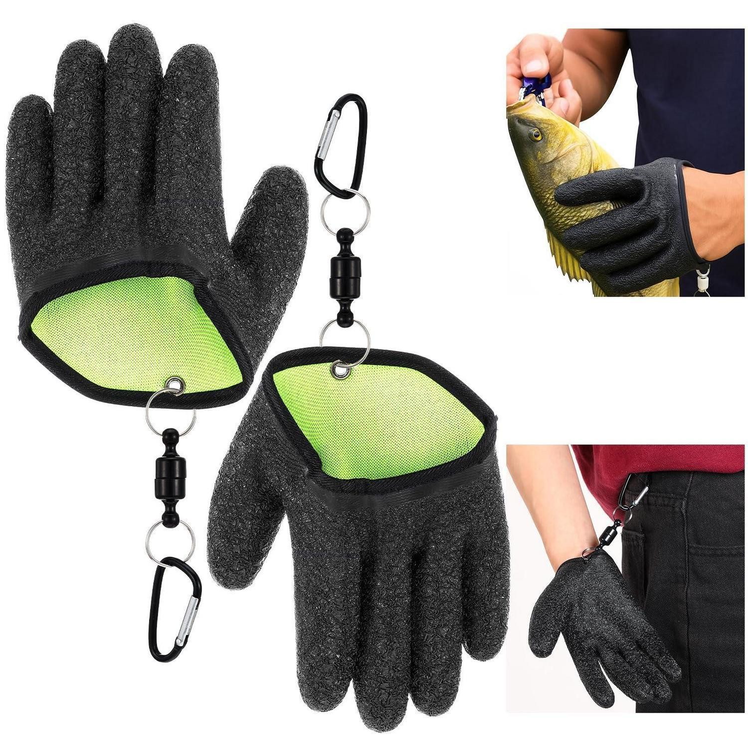 LuxusKollektion Angelhandschuhe Angelhandschuhe Rutschfest Magnetverschluss 2 Stück (2-St)