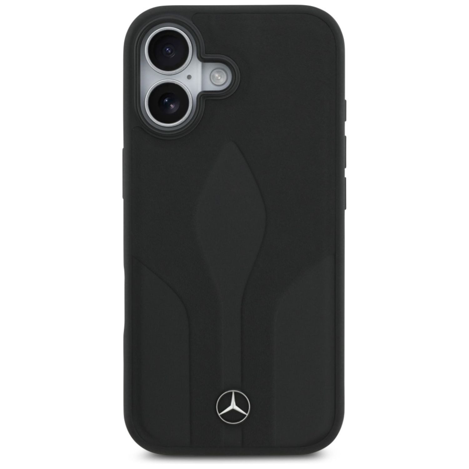 Mercedes Smartphone-Hülle Mercedes Apple Leather The Move MagSafe iPhone 17 Schutzhülle Schwarz
