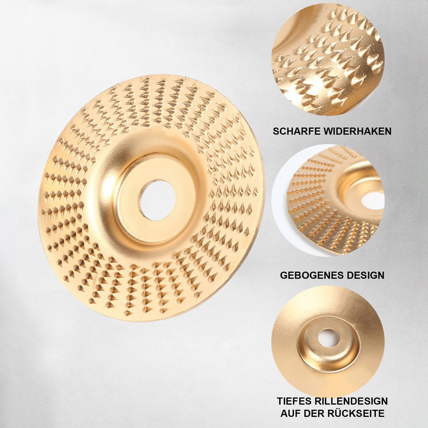 Refttenw Schleifscheibe Holzschleifwerkzeuge,Polierscheiben,Verschleiß-resistent, (1 St), Hohe Härte