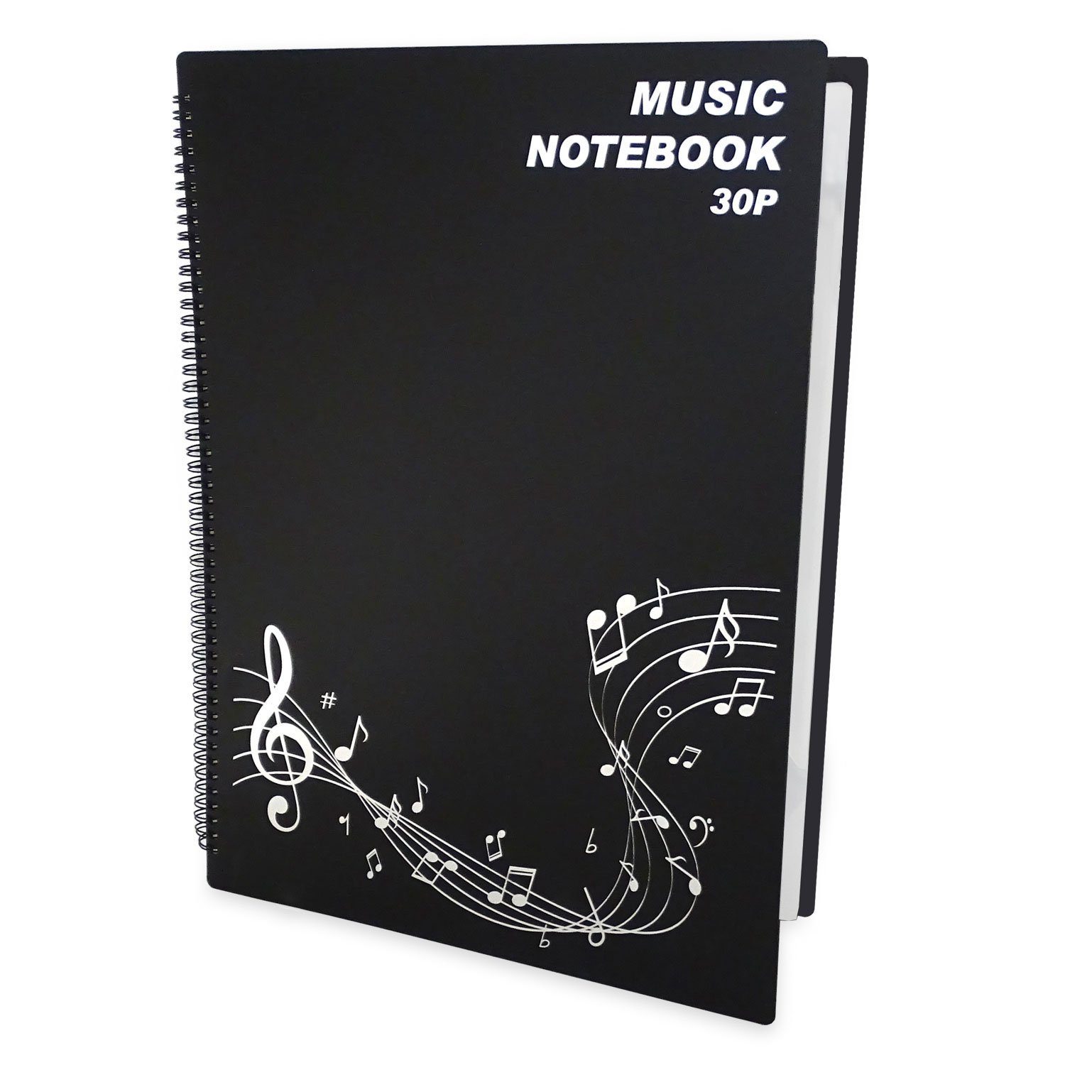 keepdrum Notenpult keepdrum MA30 Notenmappe für 30 Seiten A3 Format, (für 30 Seiten), DIN A3 Format