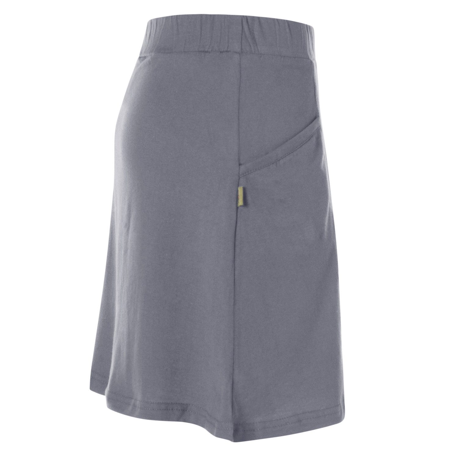 Vishes Minirock Kurzer Damen Basic-Rock Mini-Rock Baumwoll-Rock Einfarbig Schlicht Elfen, Hippie, Ethno Style