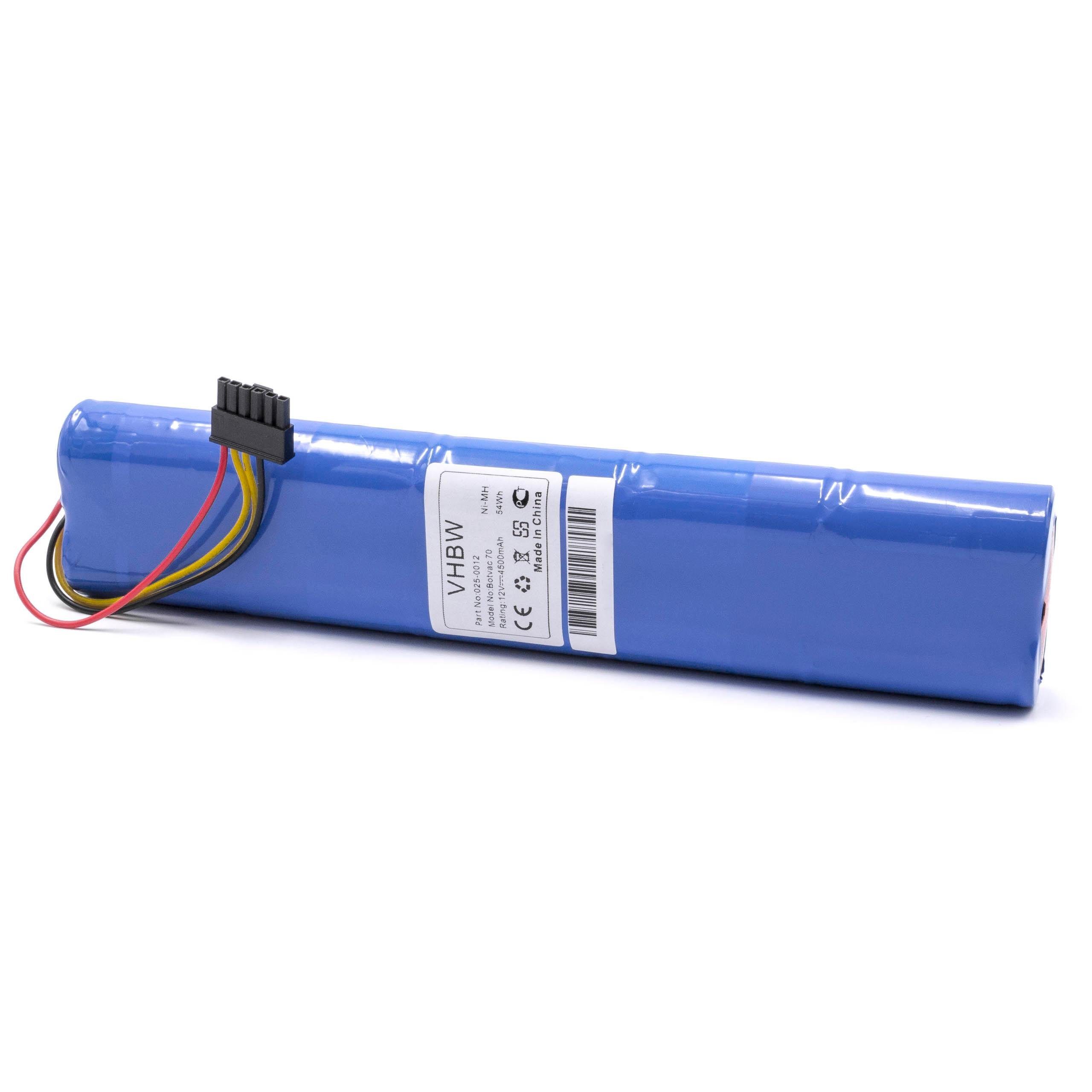 vhbw Staubsauger-Akku Ersatz für Neato 205-0012, 945-0129, NX2000SCx10 für Staubsauger / Haushalt Staubsauger (4500mAh, 12V, NiMH) 4500 mAh