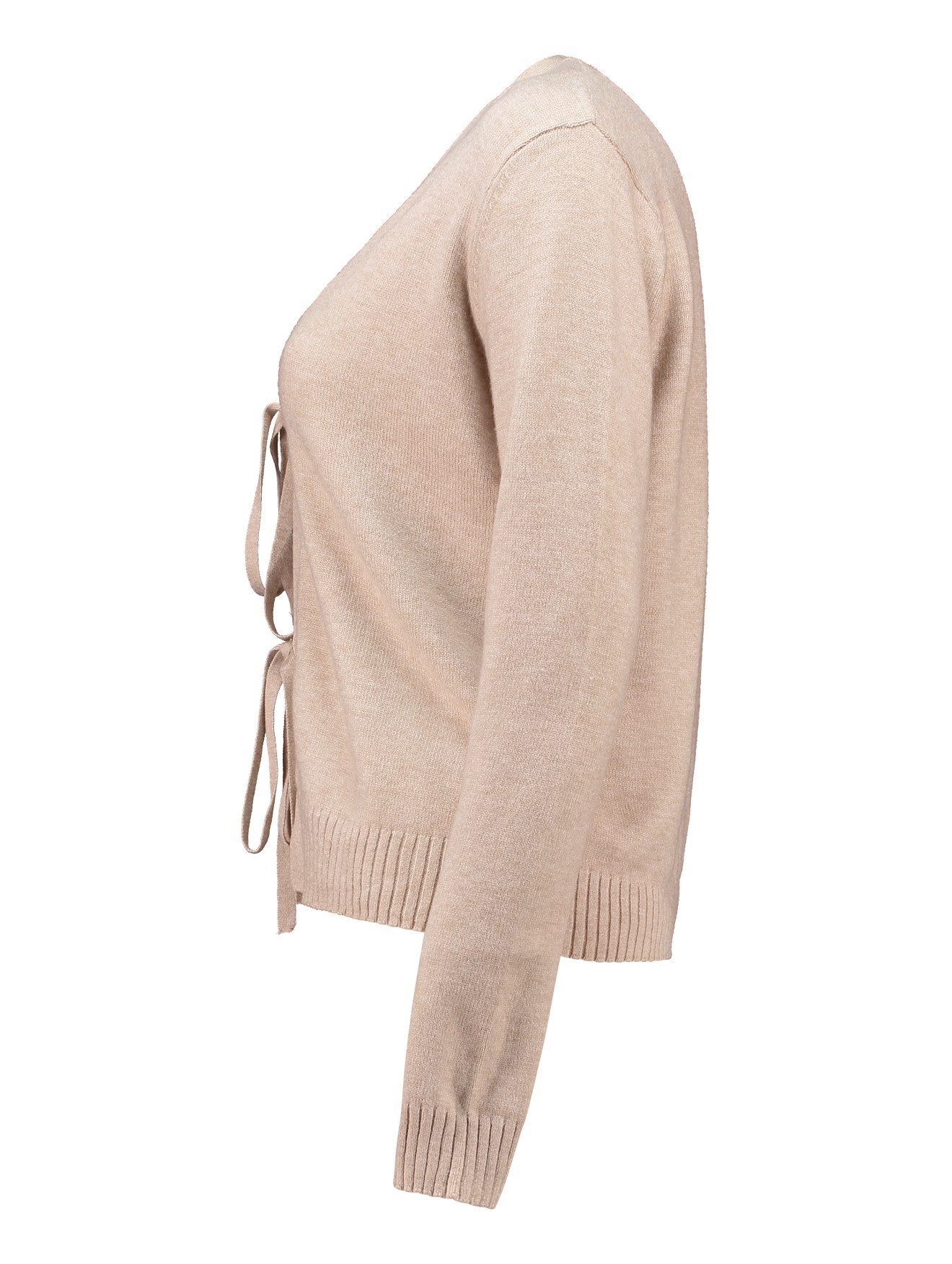 HaILY’S Cardigan Feinstrick Cardigan mit Bindebändern und tiefem V Ausschnitt (1-tlg) HAILYS - COK-KE2408025