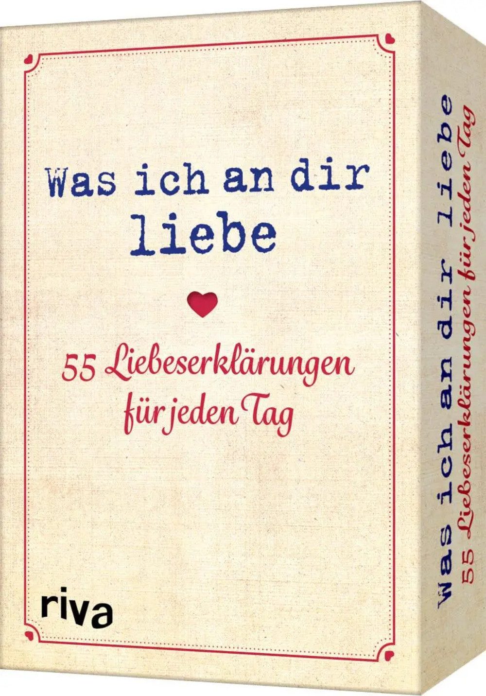 Riva Spiel Was ich an dir liebe - 55 Liebeserklärungen für jeden Tag