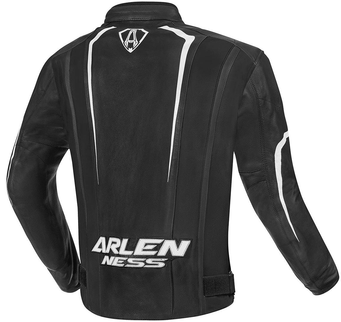 Arlen Ness Motorradjacke Motegi Motorrad Lederjacke herausnehmbares Innenfutter