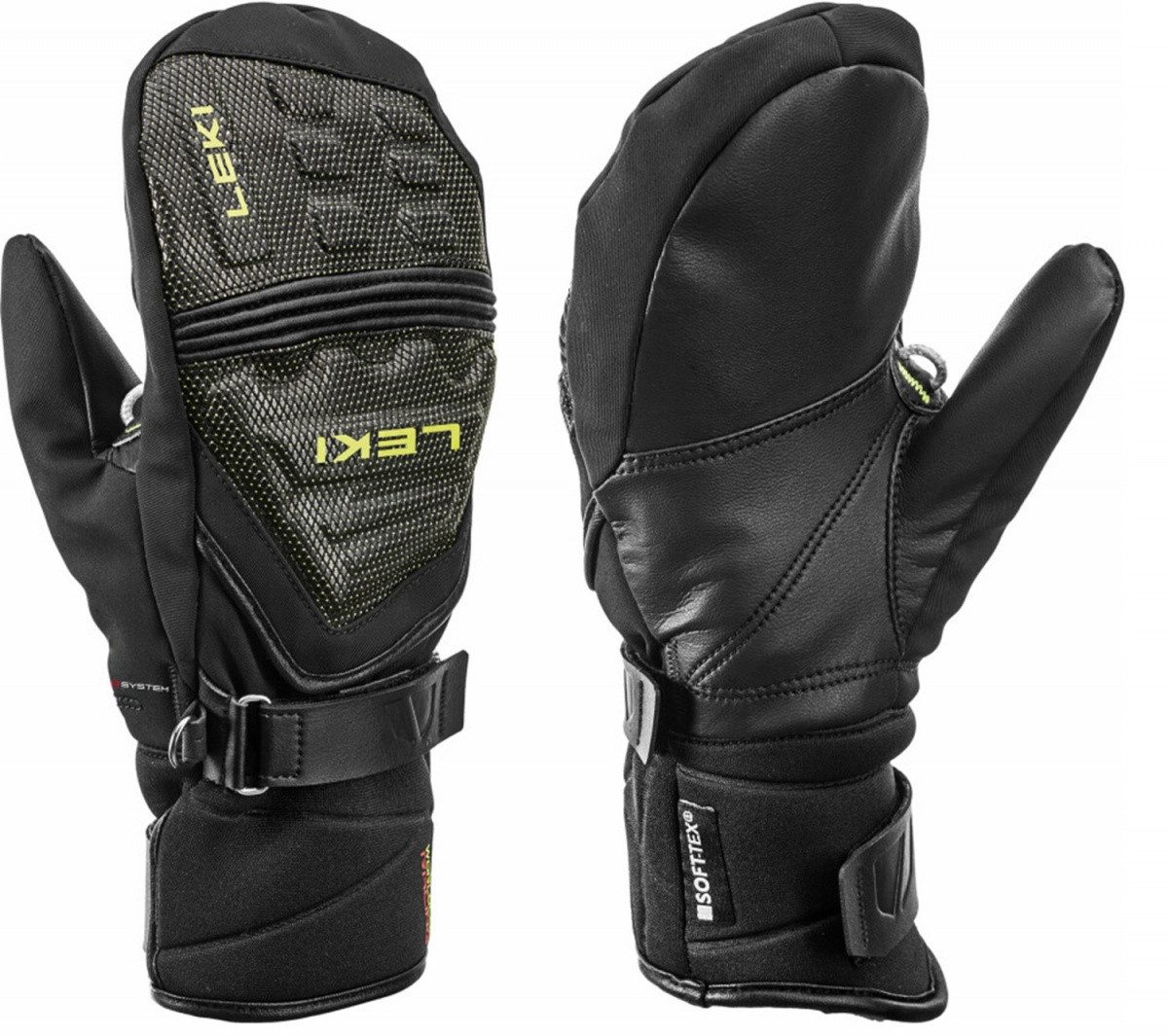 Leki Skihandschuhe Leki Race Coach C-Tech S Junior Mitt Skihandschuhe Fäustlinge