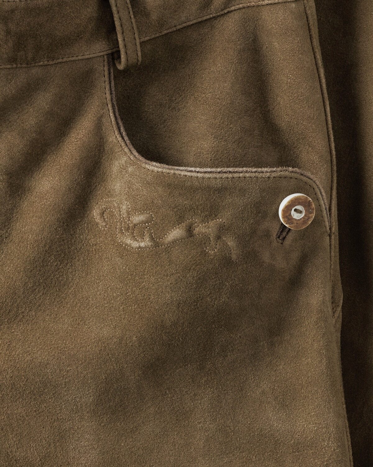 Almsach Trachtenhose Lange Lederhose Kasper