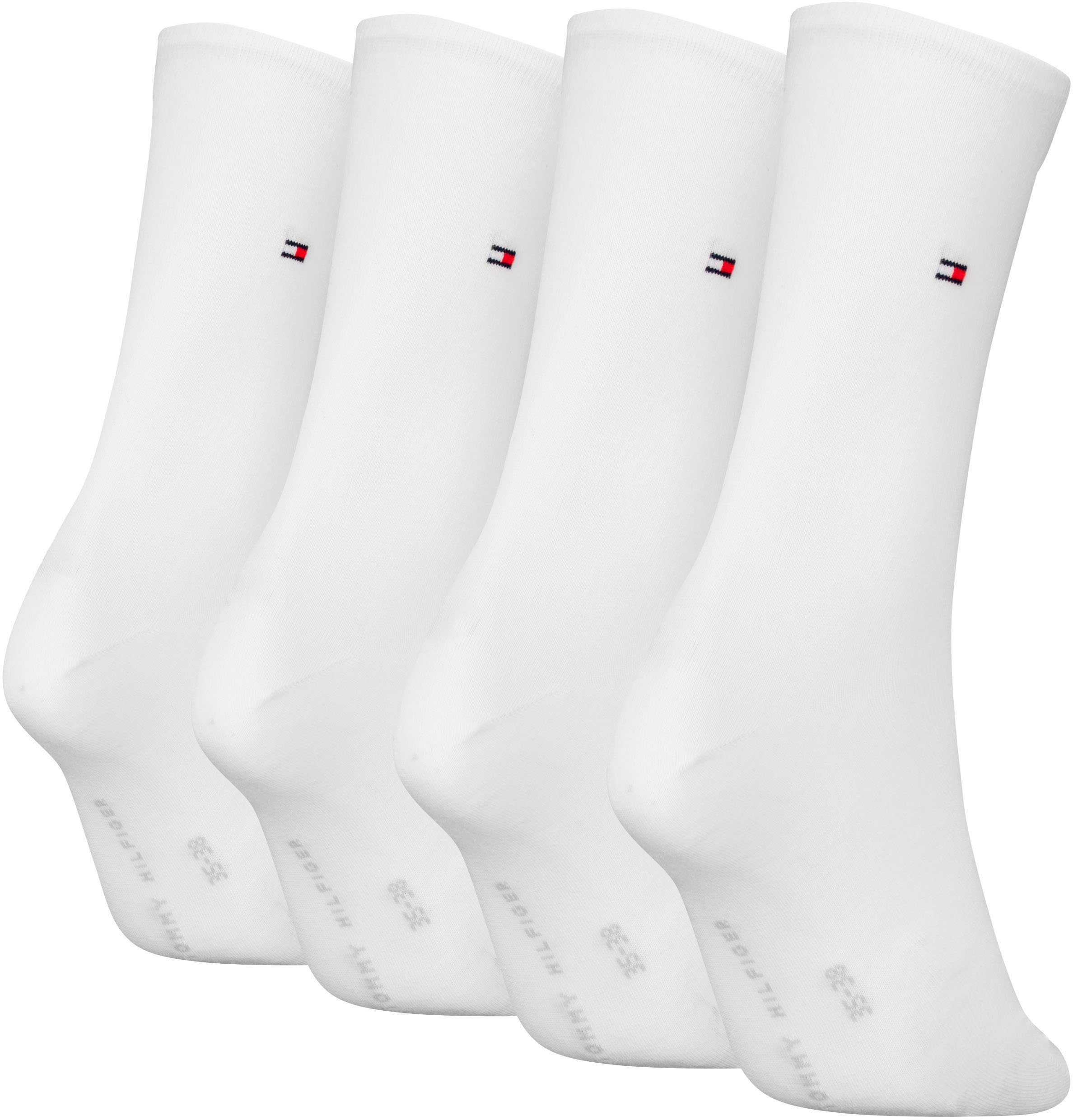 ECOM 4P WOMEN (4-Paar) Tommy TH SOCK white Hilfiger Socken