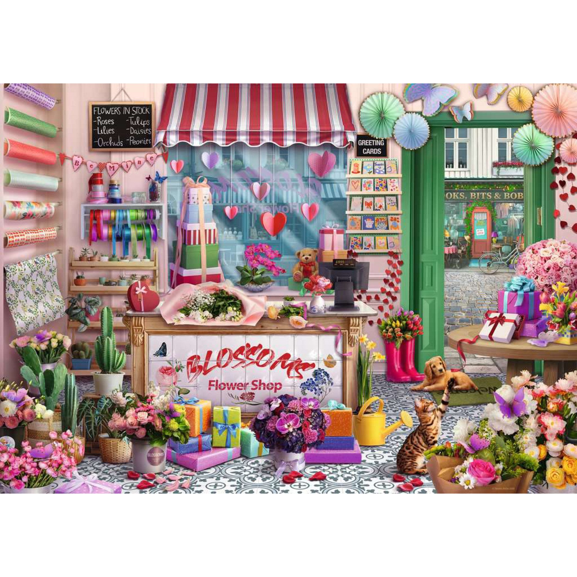 Ravensburger Puzzle Ravensburger Puzzle Der kleine Blumenladen, (1000, 1000 Puzzleteile