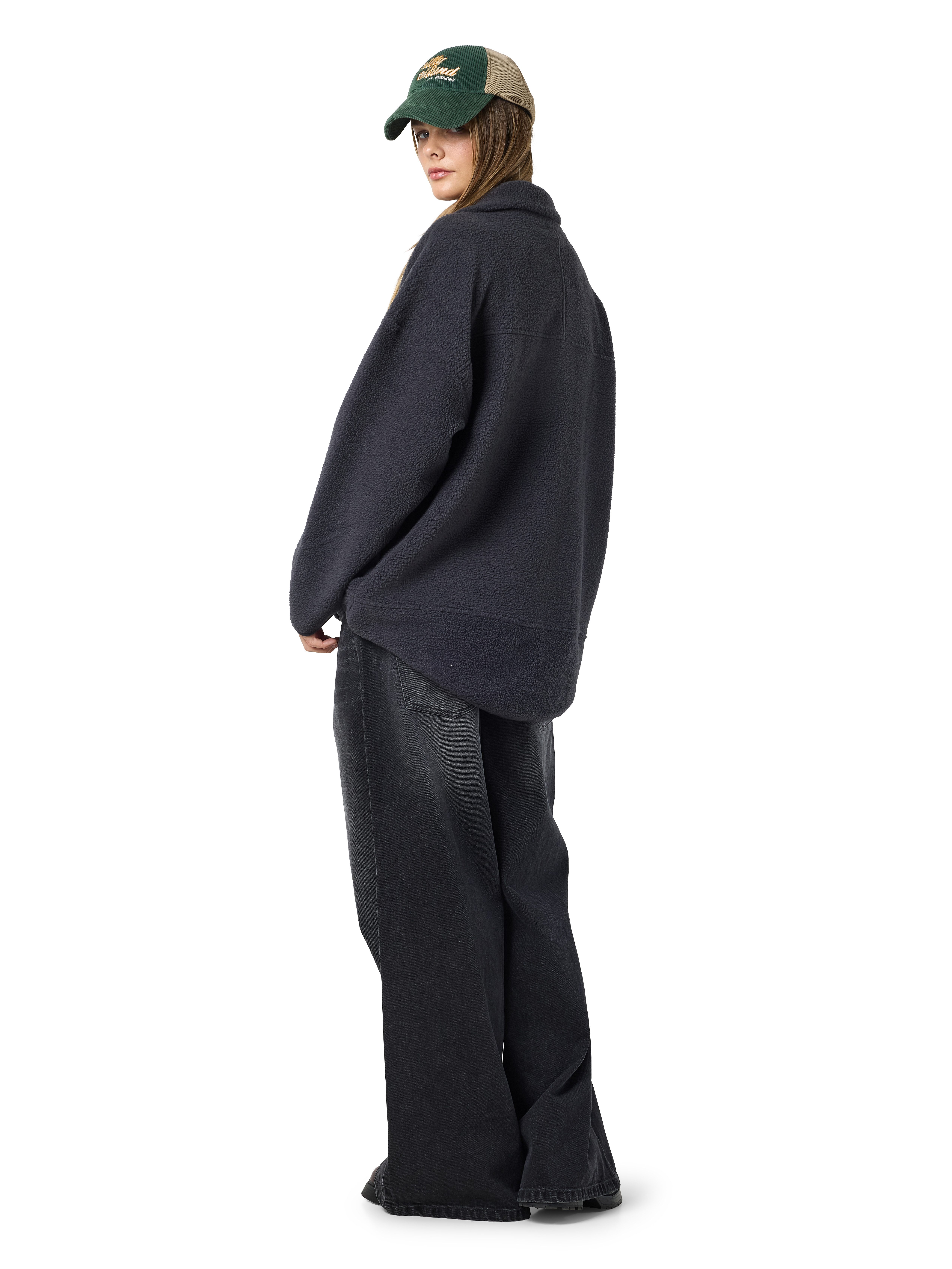 Noisy may Fleecejacke NMCOZY L/S ZIP SWEATER JRS NOOS Polyester, relaxed fit
