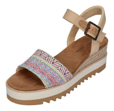 TOMS DIANA 10019728 Riemchensandalette Natural