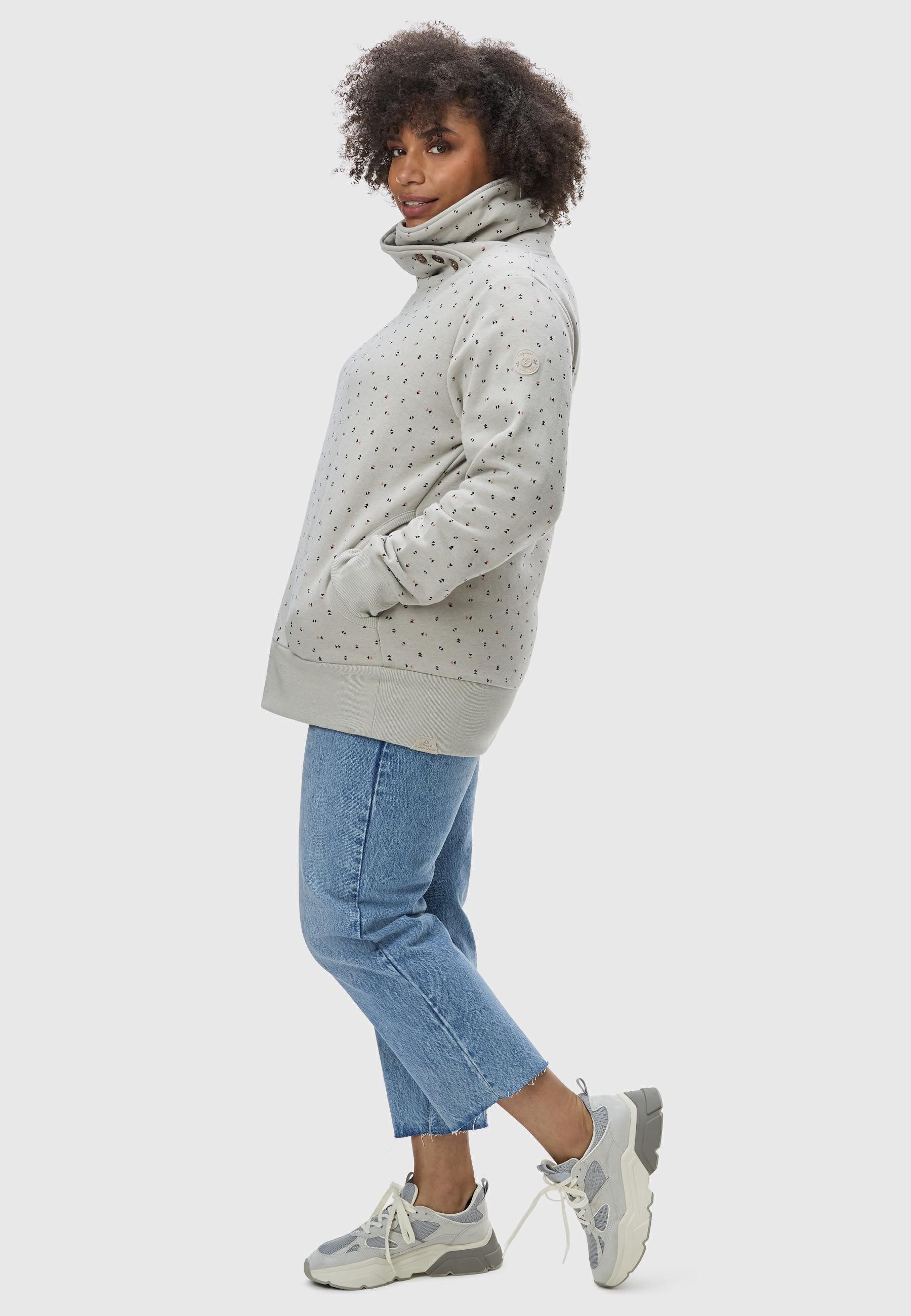 Ragwear Schalkragenpullover Angell Plus Damen Sweater günstig online kaufen