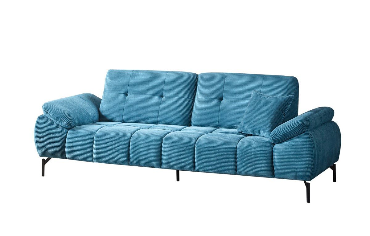 Möbeldreams Sofa Sofa Tiko Cord mit verstellbarer Rückenlehne – modernes Design, 245 cm
