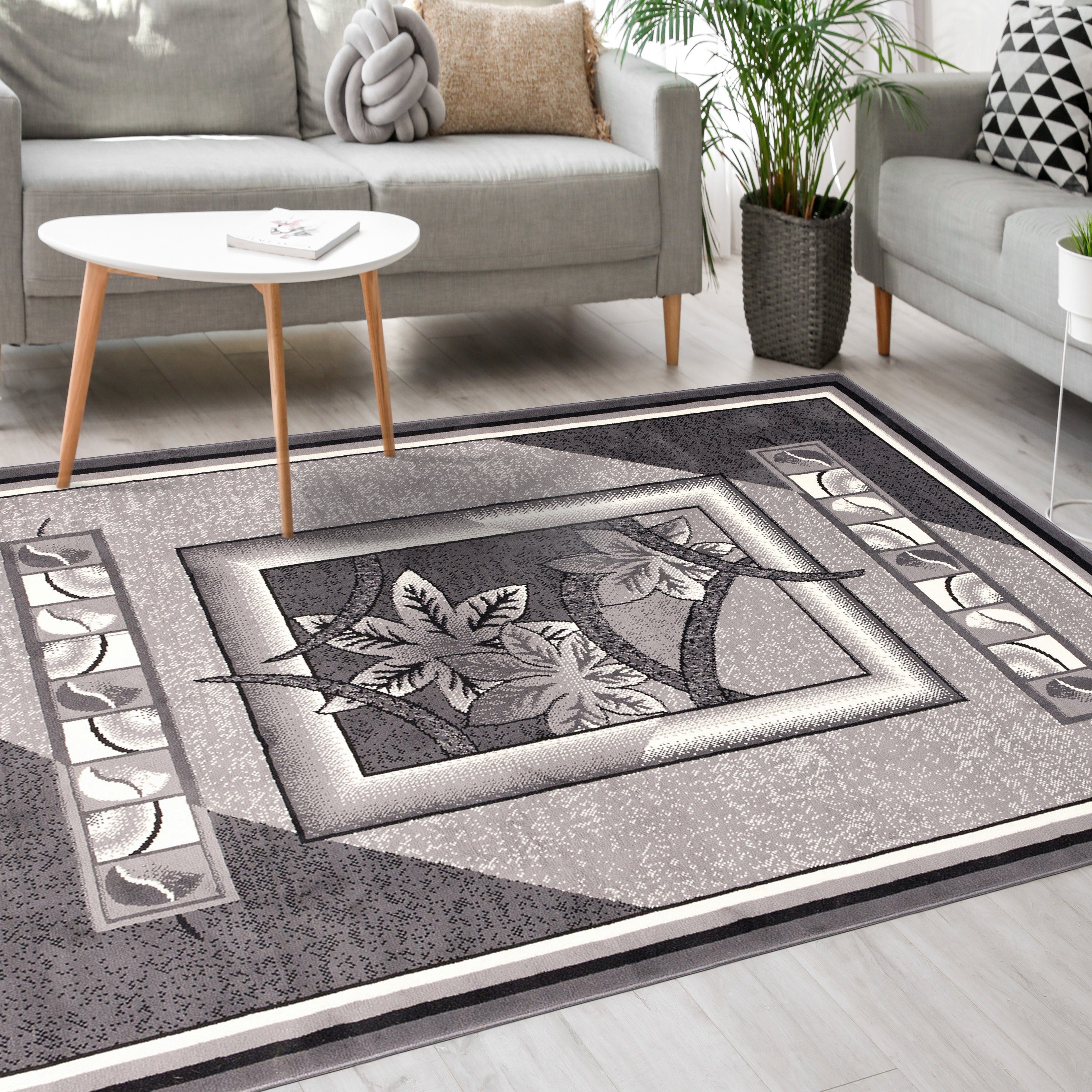Mazovia Designteppich Modern Teppich Kurzflor Wohnzimmerteppich günstig online kaufen