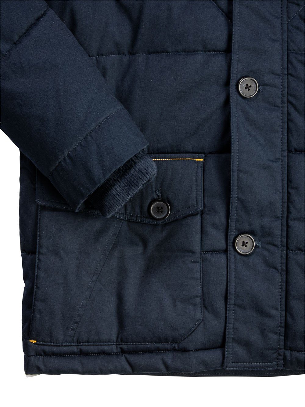 Franco Bettoni Parka abnehmbare Kapuze und Kunstpelzkragen