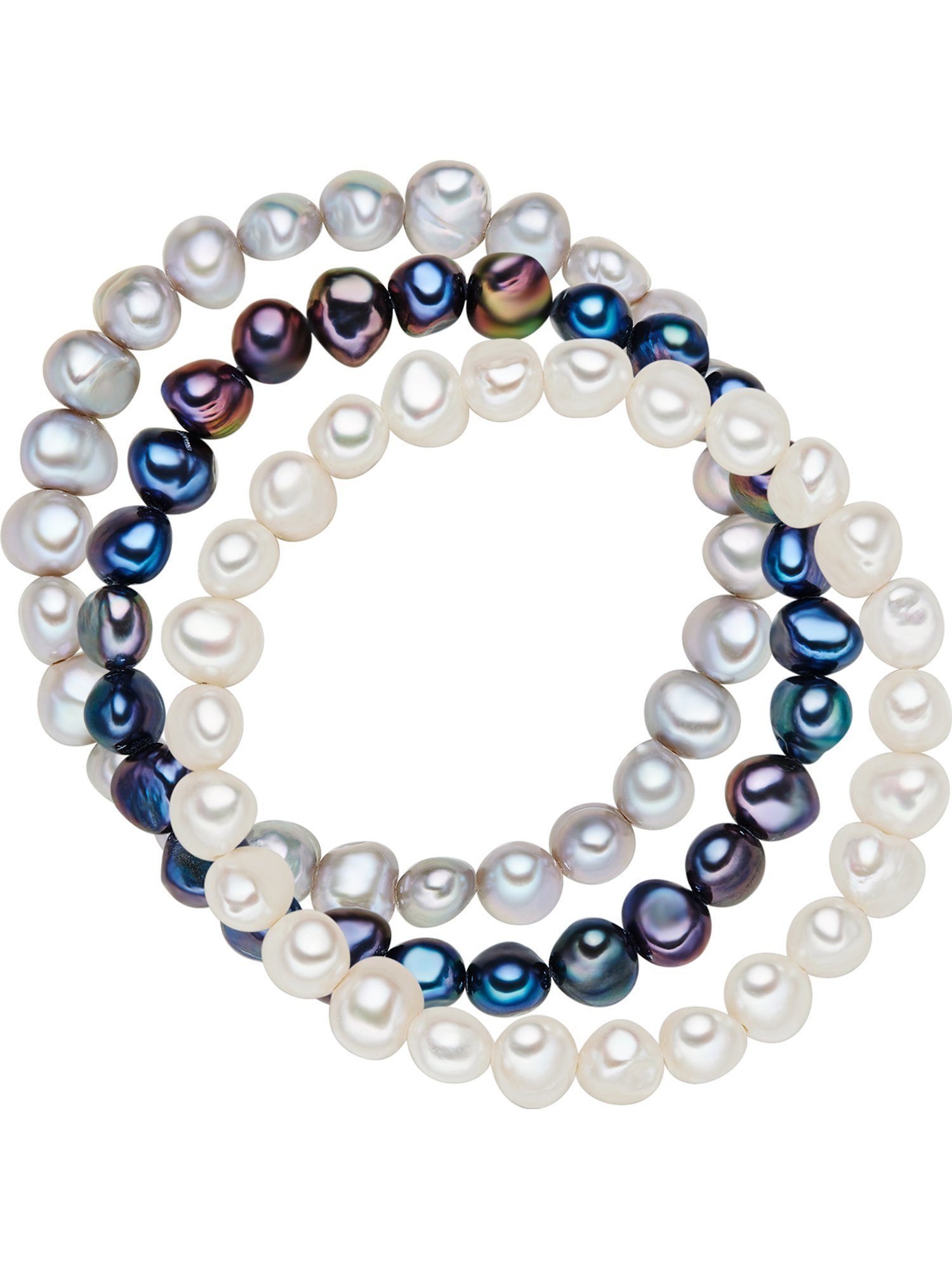 Valero Pearls Armband Valero Pearls Damen-Armband Perle Süßwasserperle, klassisch blau