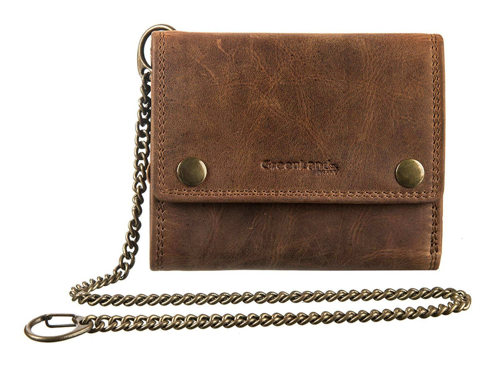 GreenLand Nature Geldbörse RFID Wallet With Chain, mit RFID-Blocker Schutz günstig online kaufen